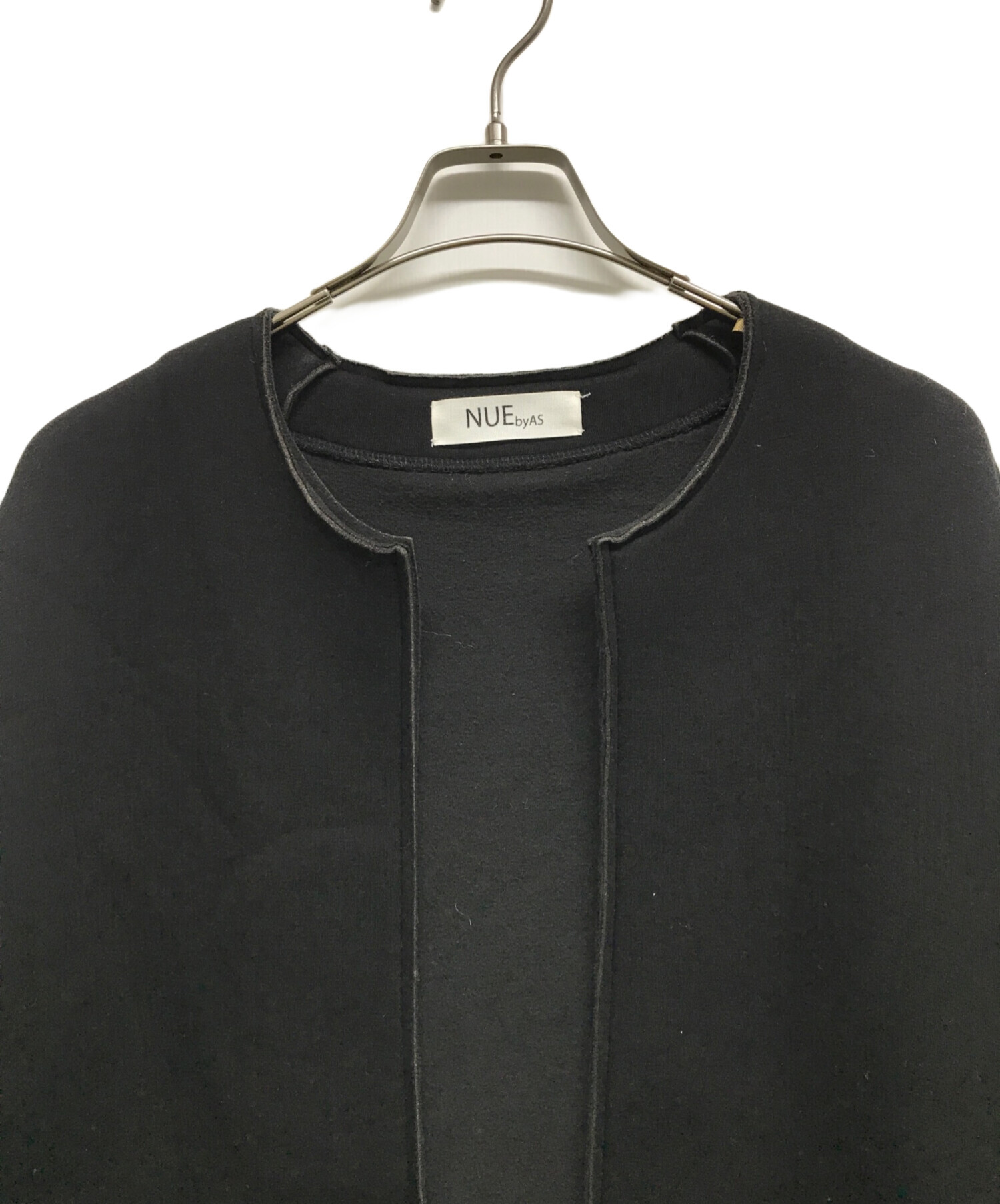中古・古着通販】NUEbyAS (ヌエバイアス) ボンディングコート ブラック 