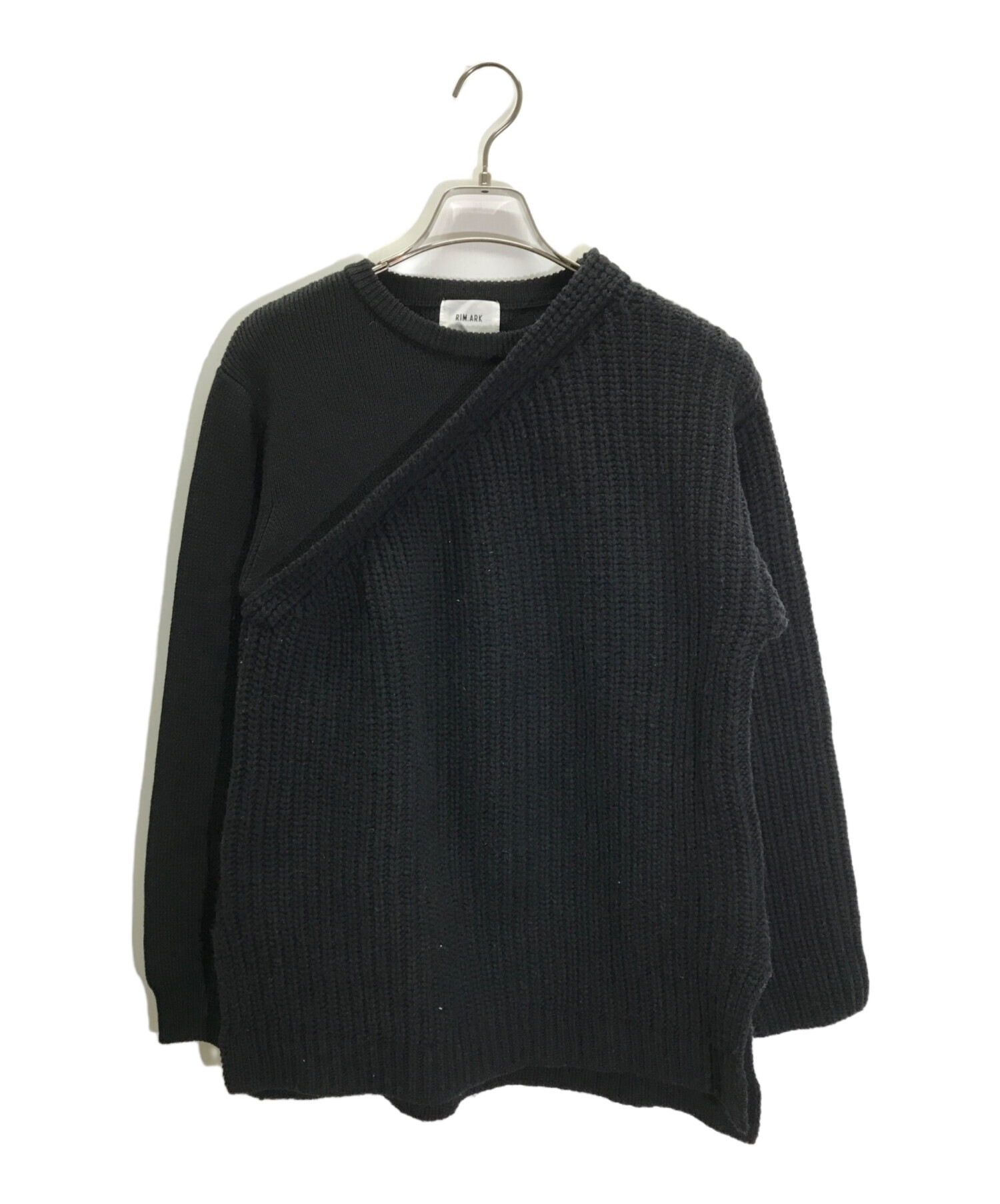 中古・古着通販】RIM.ARK (リムアーク) ニット ブラック サイズ:36  