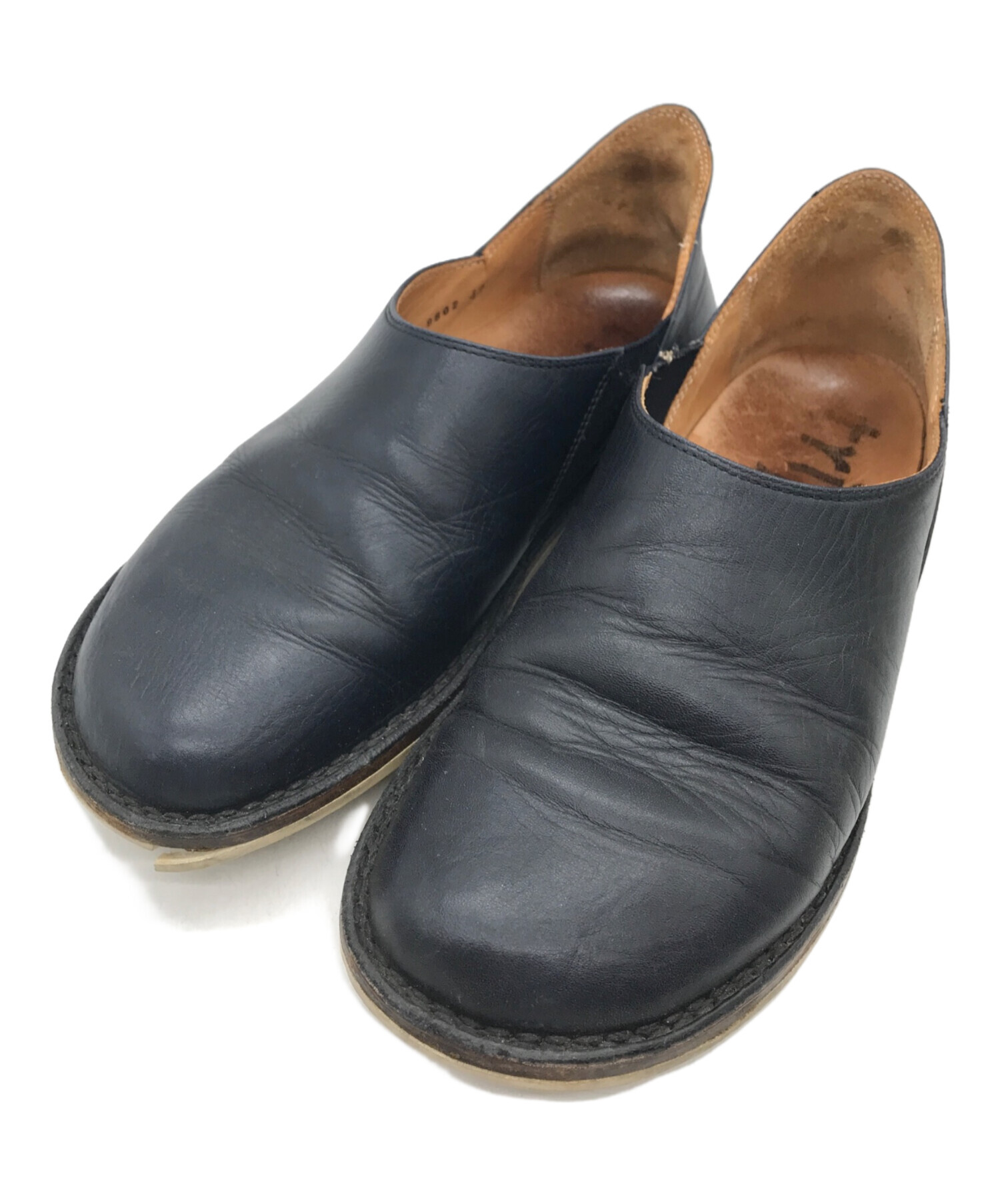 中古・古着通販】Trippen (トリッペン) レザースリッポン ネイビー