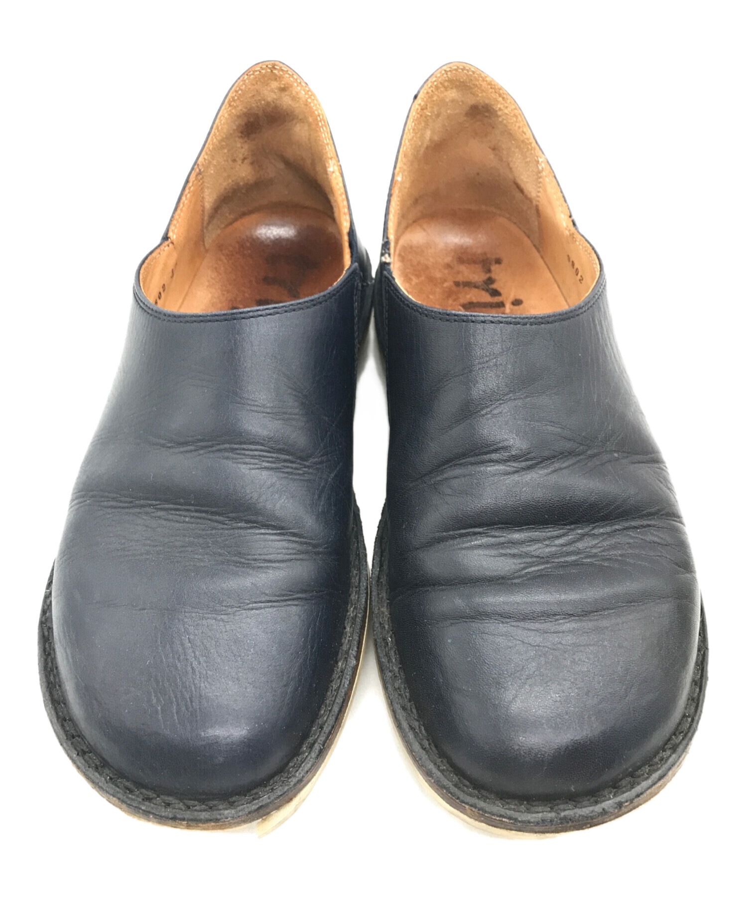 極美品 トリッペン 37 ボーテル コンフォートシューズ レザー ネイビー 極美品 トリッペン 37 ボーテル コンフォートシューズ レザー