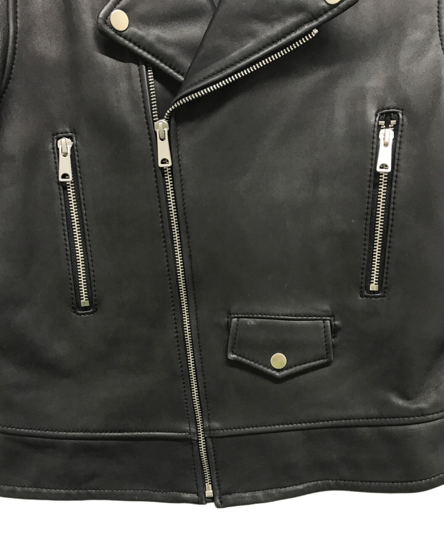 中古・古着通販】SHIPS (シップス) ダブルライダースジャケット