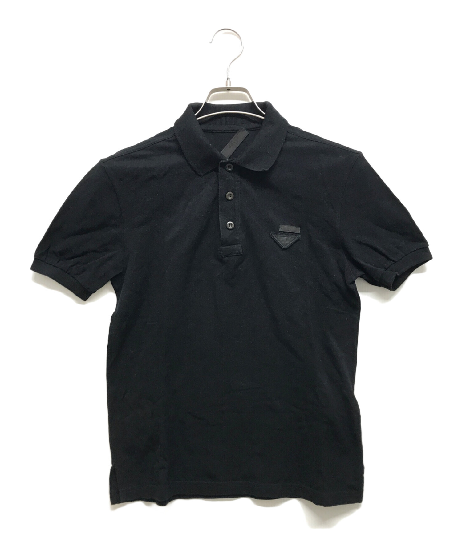 中古・古着通販】PRADA (プラダ) ポロシャツ ブラック サイズ:M