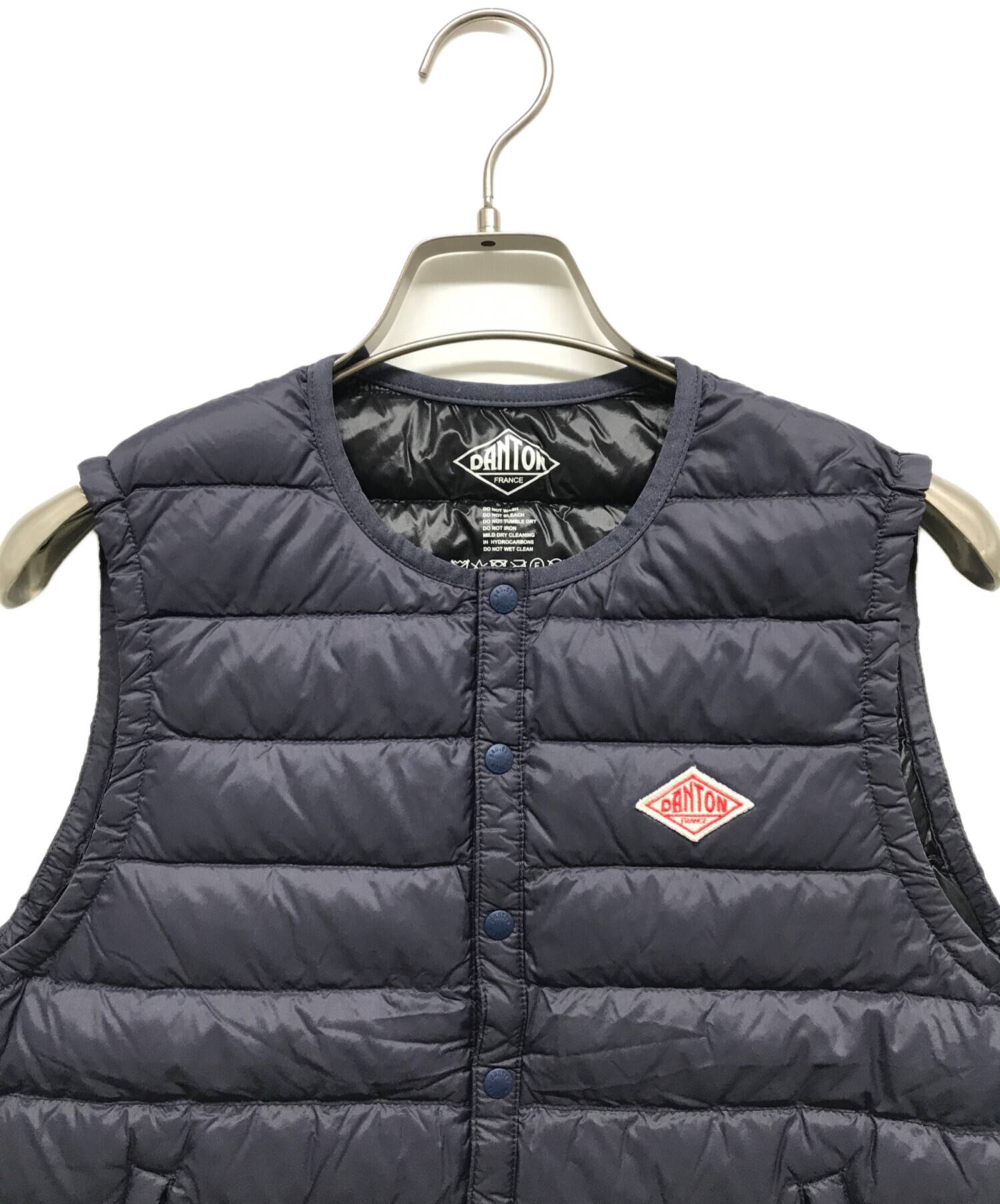 中古・古着通販】DANTON (ダントン) インナーダウンベスト ネイビー
