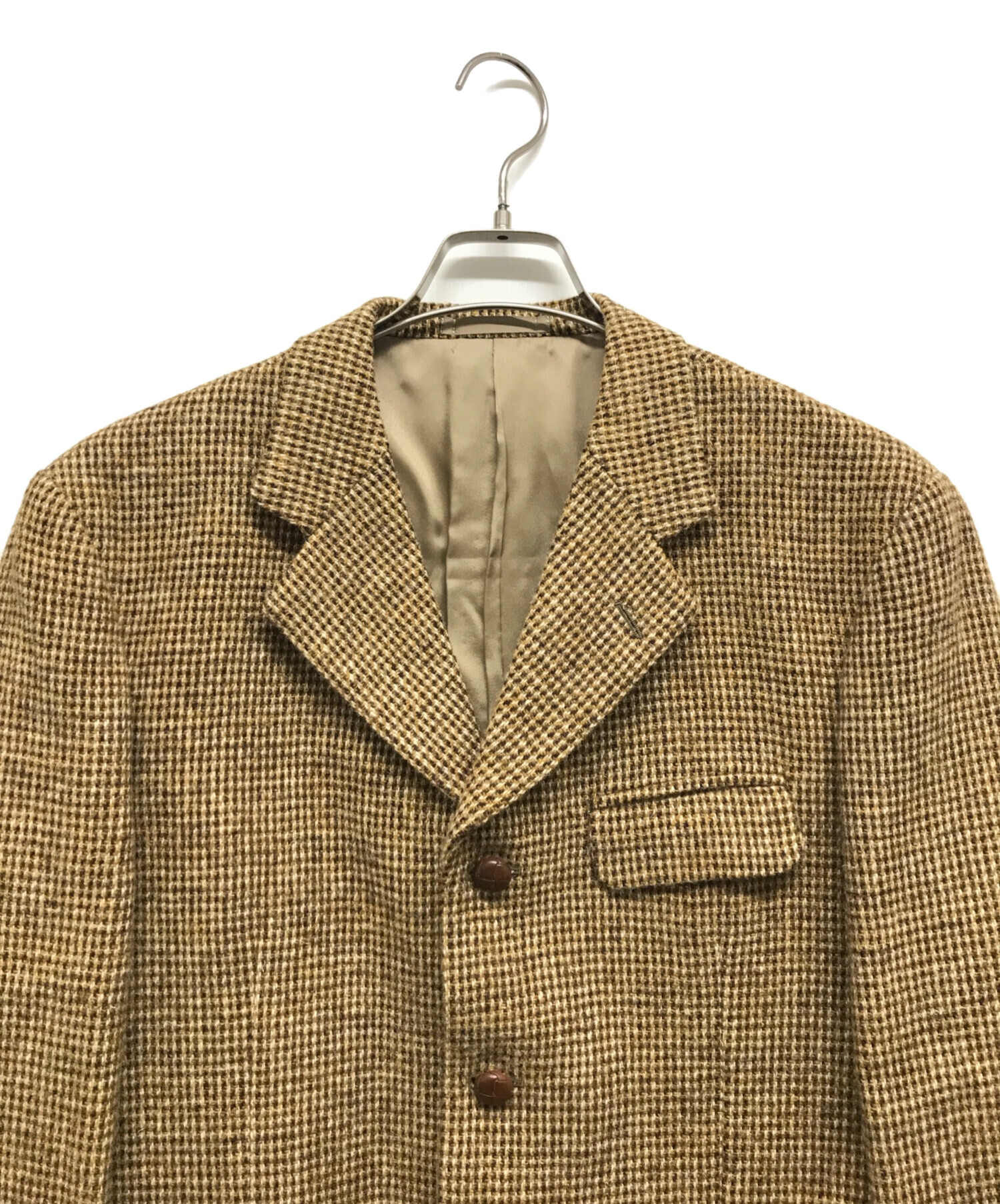 中古・古着通販】SCAPA (スキャパ) ハリスツイードジャケット ベージュ