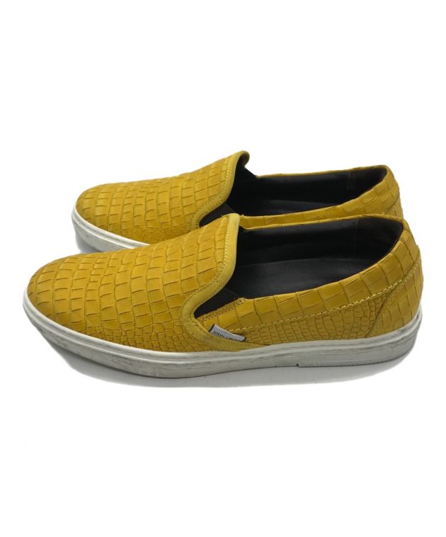 中古・古着通販】JIMMY CHOO (ジミーチュウ) スリッポン イエロー 