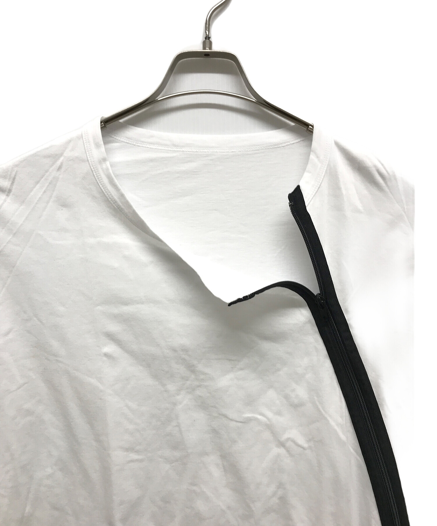 中古・古着通販】GROUND Y (グラウンドワイ) 斜めファスナーカットソー