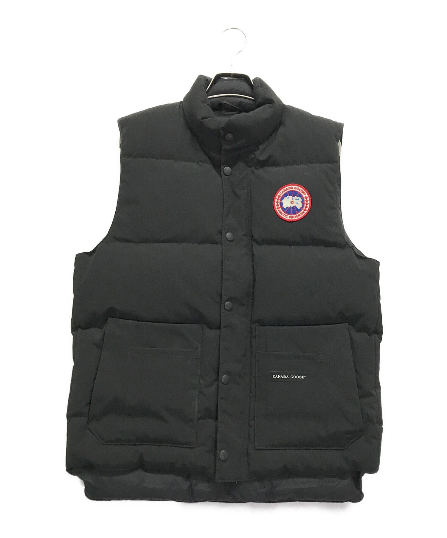 中古・古着通販】CANADA GOOSE (カナダグース) ダウンベスト ブラック 