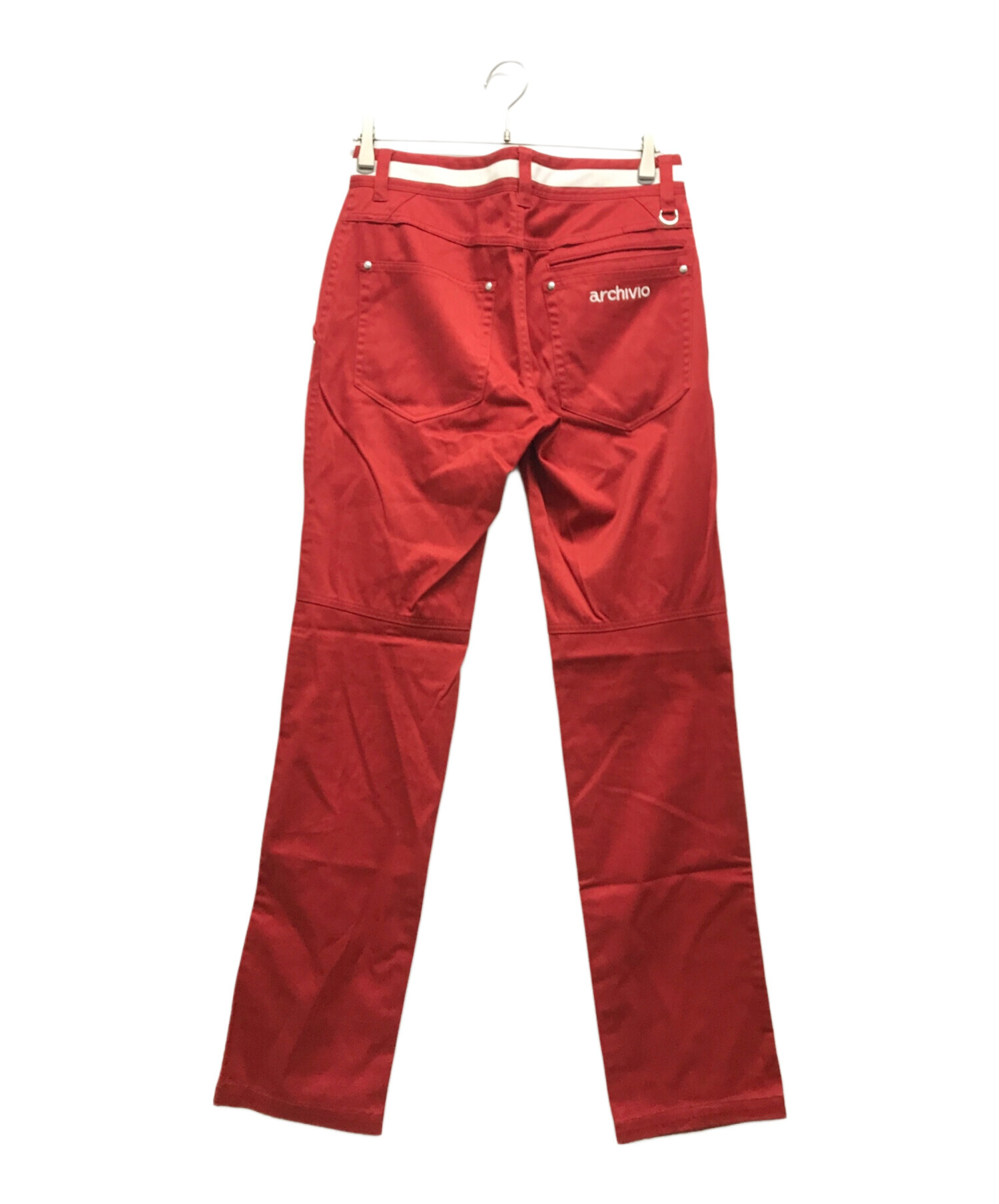 アルチビオ メンズ 赤 46 Mサイズ ゴルフパンツ 【公式通販】
