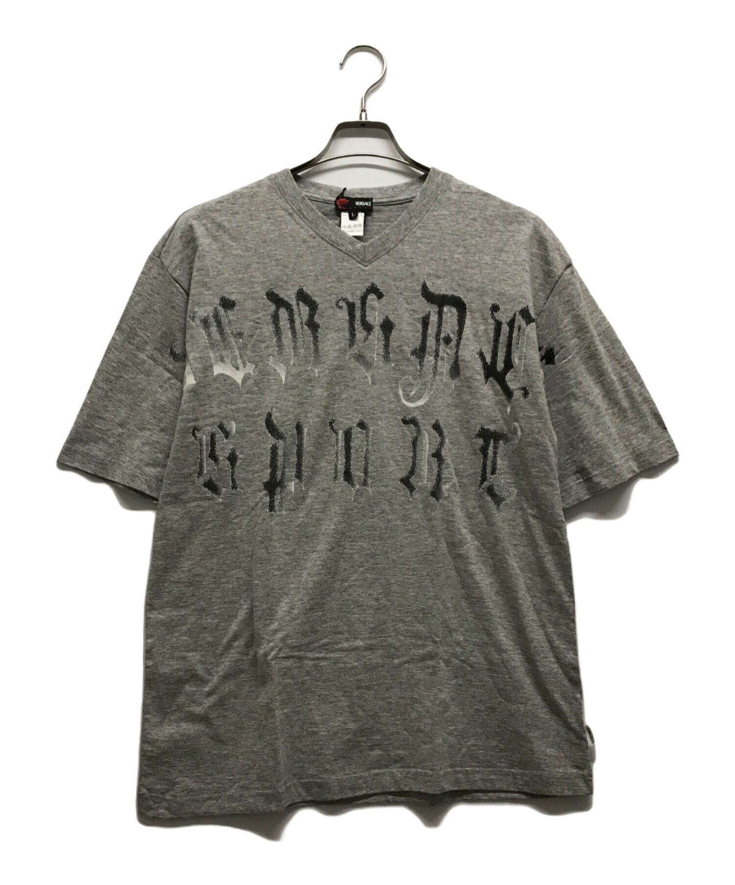 中古・古着通販】VERSACE (ヴェルサーチ) Tシャツ グレー サイズ:L 