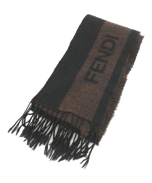 中古・古着通販】FENDI (フェンディ) マフラー ブラウン｜ブランド