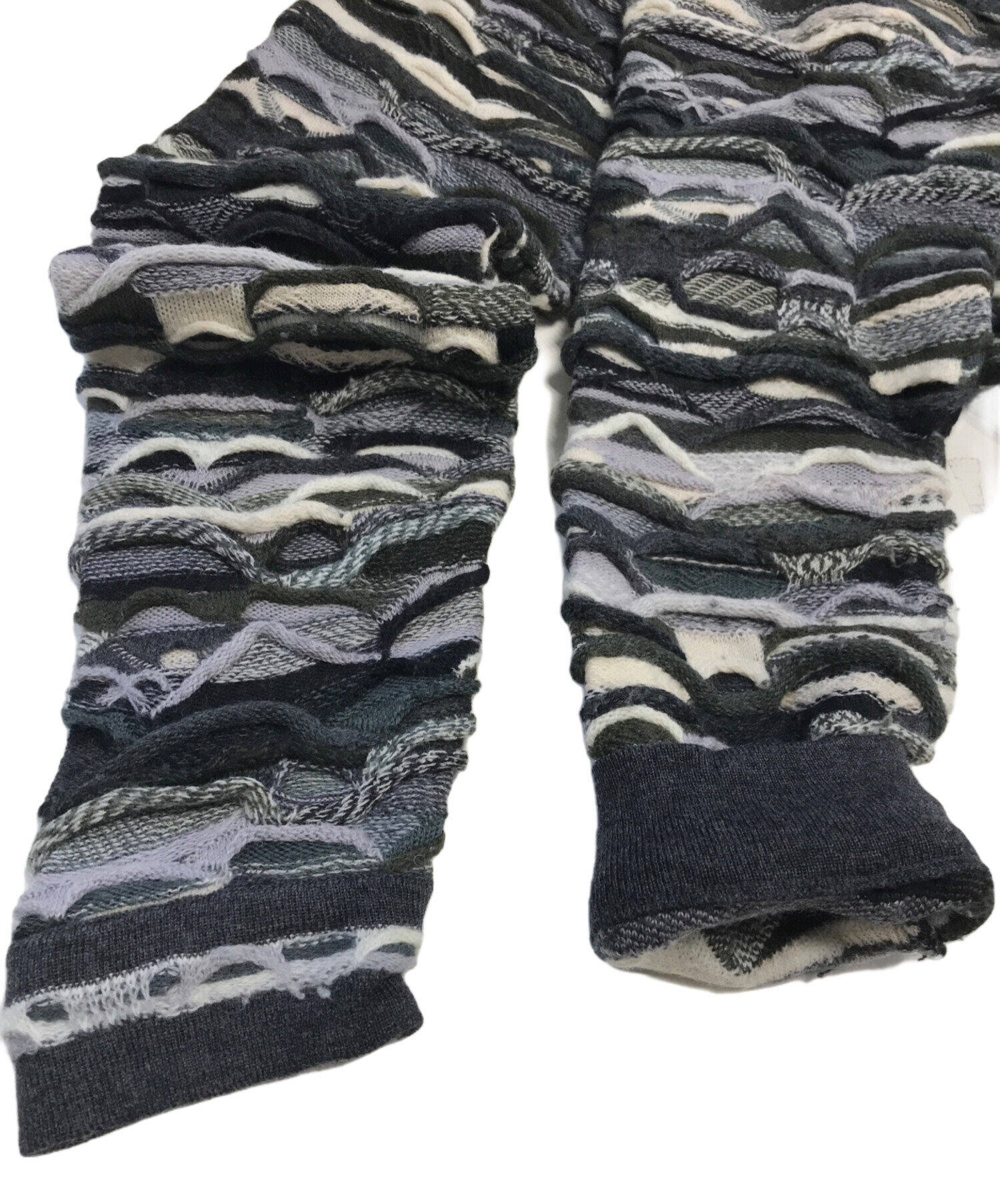 LIMNOS 3DニットカーディガンWOOL100%Australia製USED 中古・古着通販】limnos (リムノス) 3Dニットカーディガン グレー