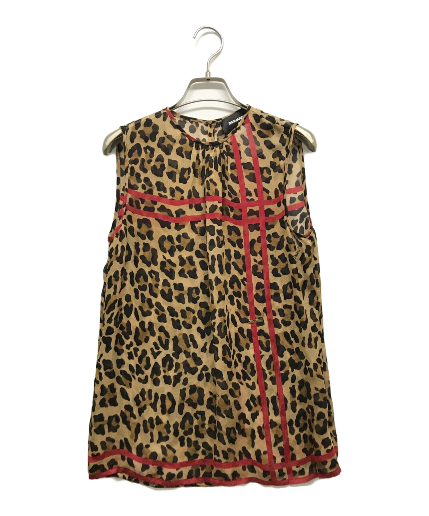 中古・古着通販】DSQUARED2 (ディースクエアード) レオパード柄シルク 
