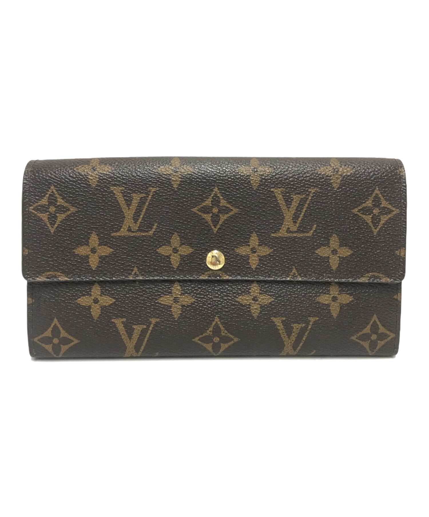 中古・古着通販】LOUIS VUITTON (ルイ ヴィトン) 長財布 ブラウン