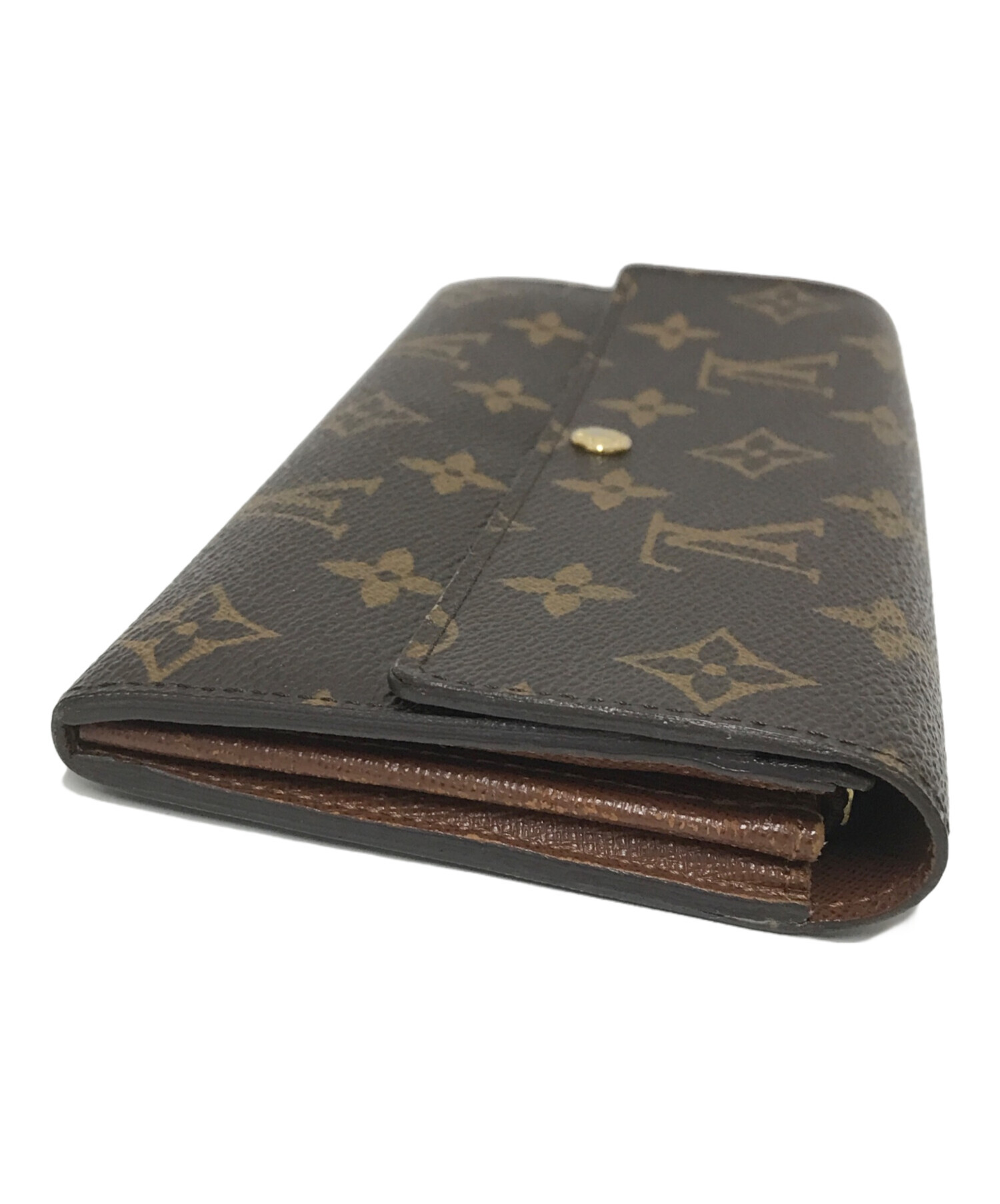 中古・古着通販】LOUIS VUITTON (ルイ ヴィトン) 長財布 ブラウン