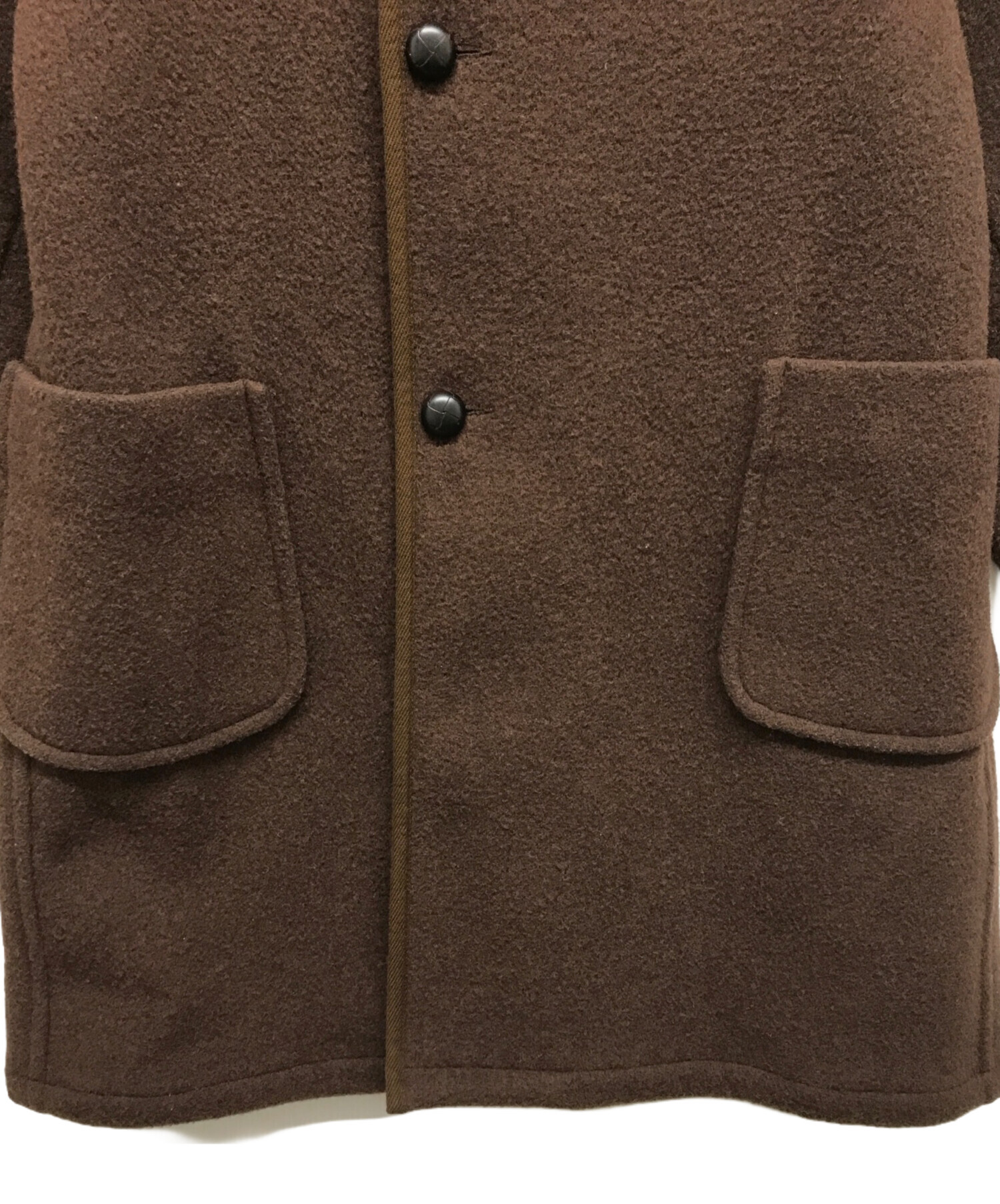 中古・古着通販】DANTON (ダントン) コート ブラウン サイズ:34 