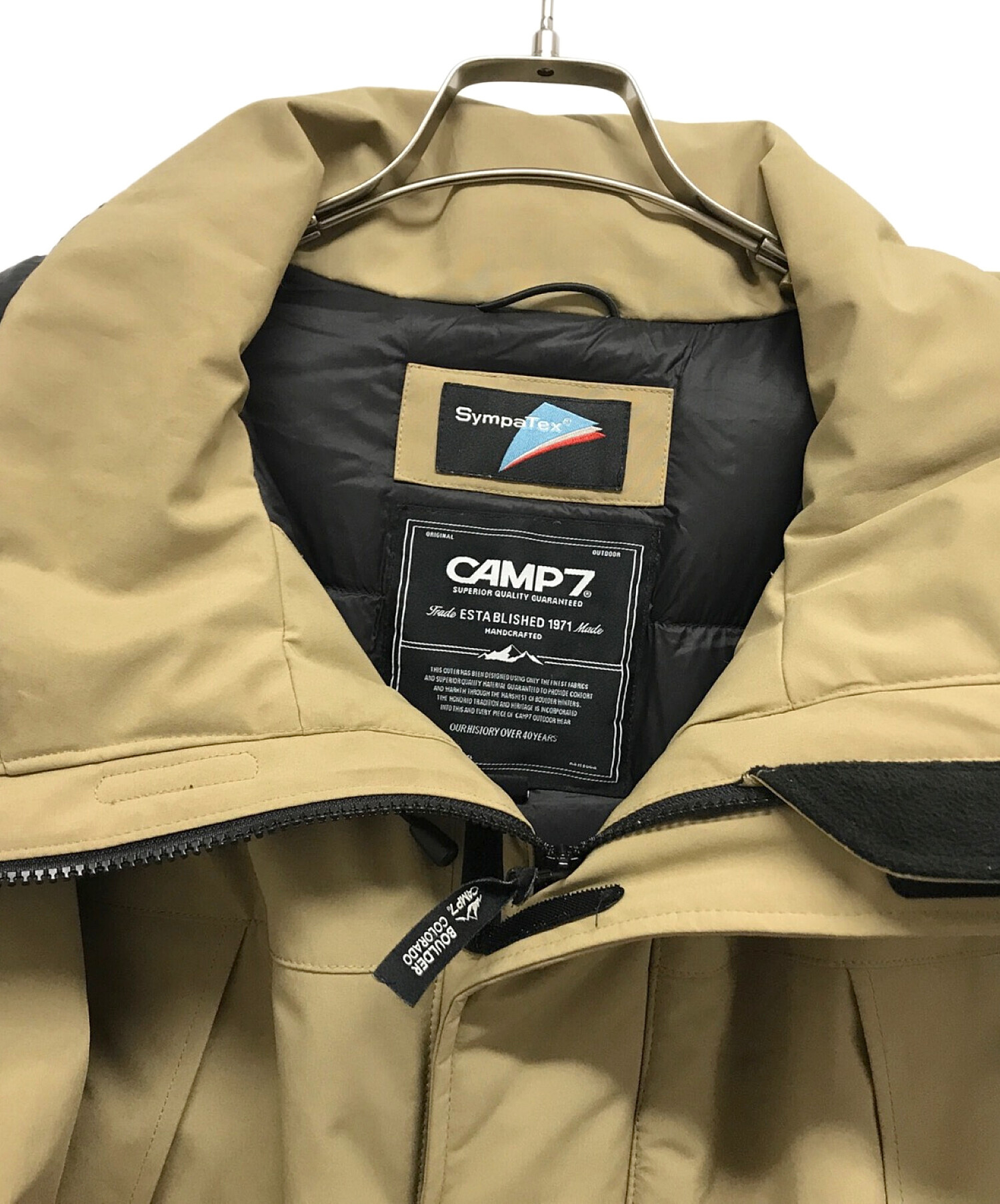 中古・古着通販】CAMP 7 (キャンプ7) SYMPATEXダウンジャケット 