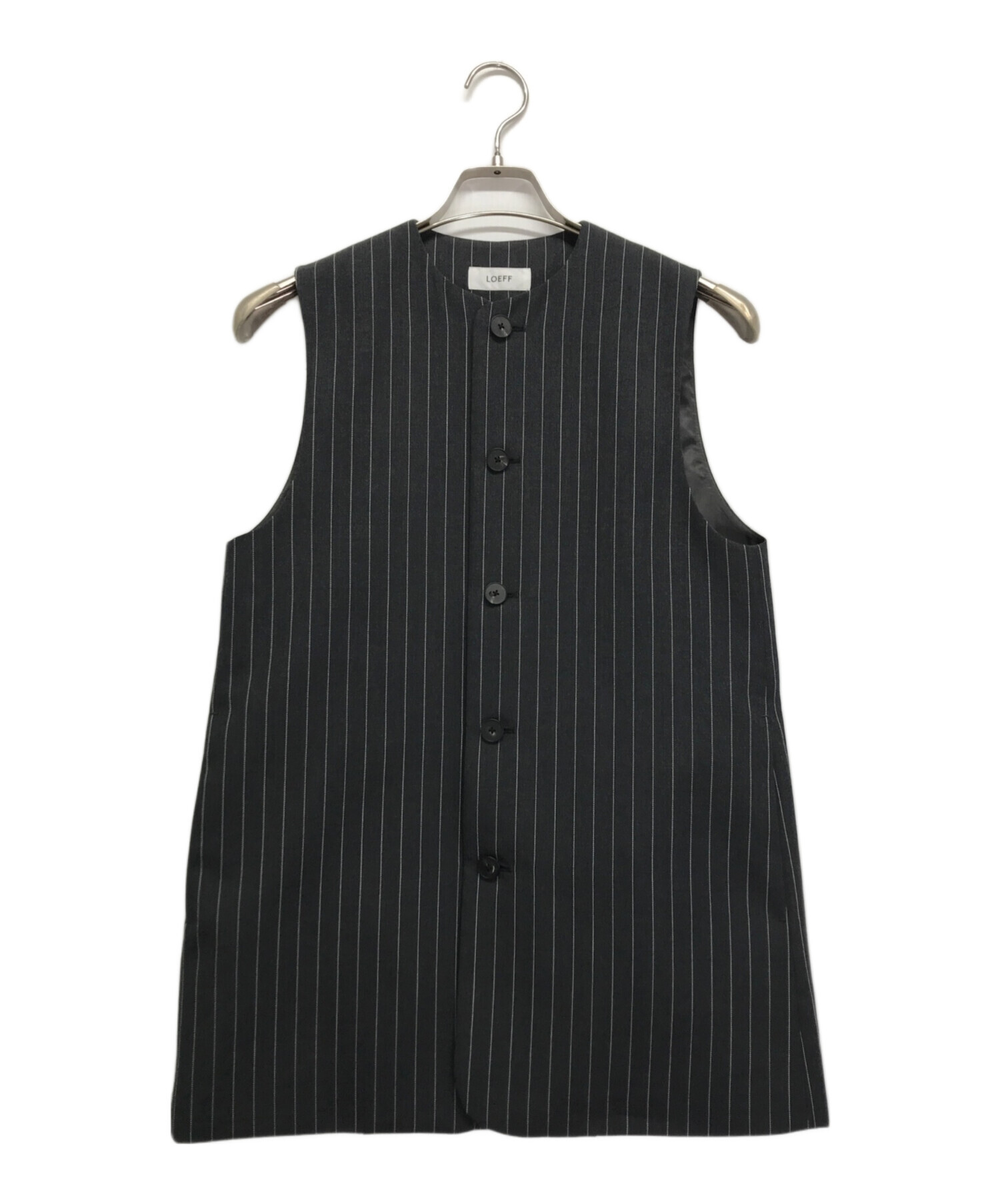 中古・古着通販】LOEFF (ロエフ) ベスト グレー｜ブランド・古着通販 