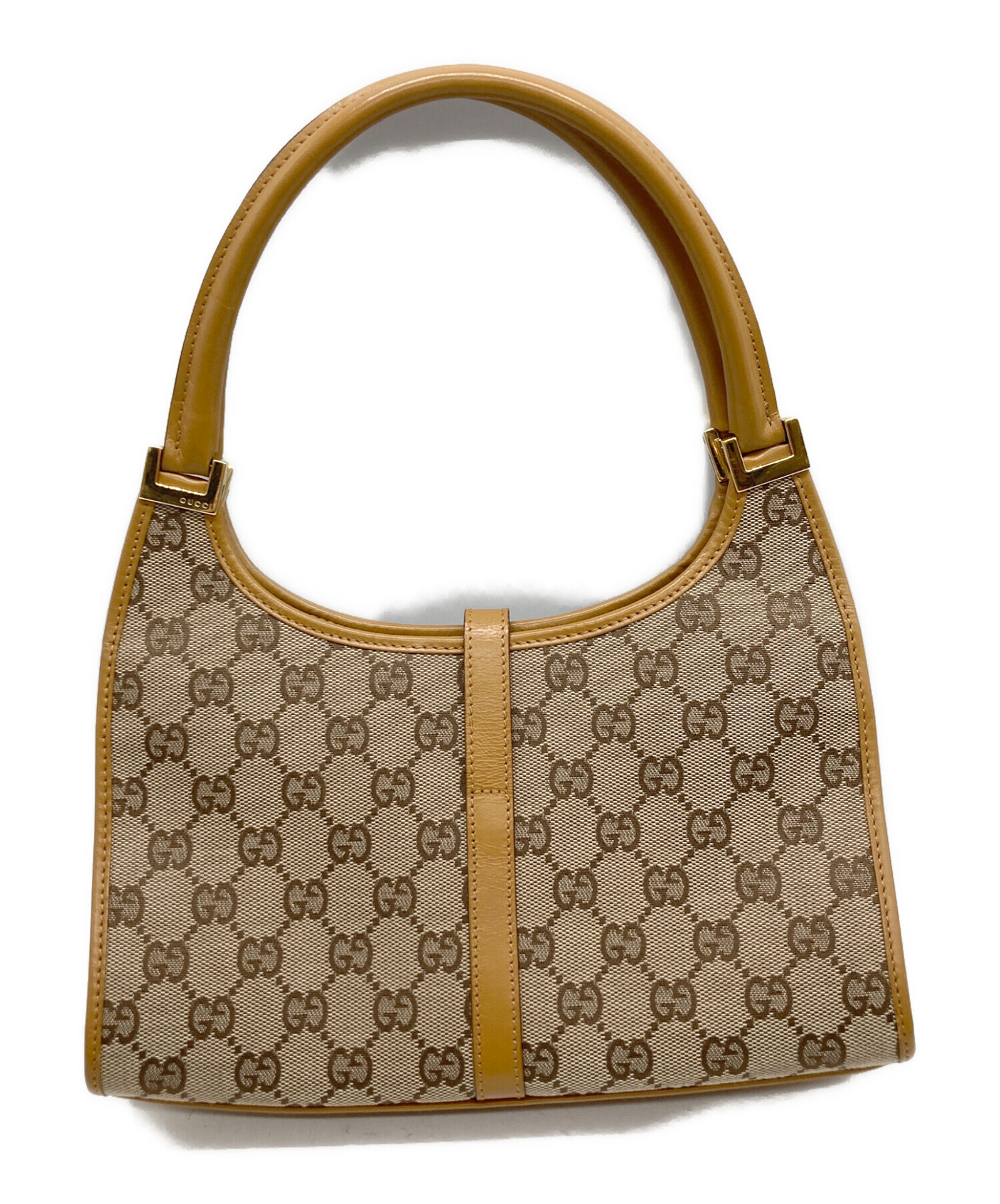 中古・古着通販】GUCCI (グッチ) GGキャンバスジャッキーハンドバッグ