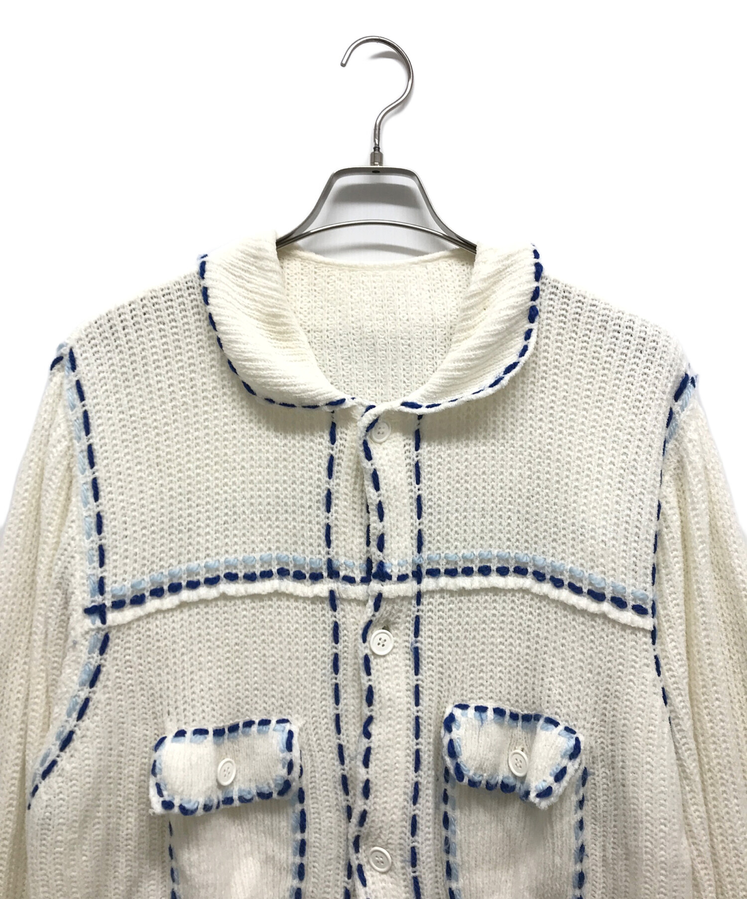 中古・古着通販】PHINGERIN (フィンガリン) PG1 Knit ホワイト サイズ