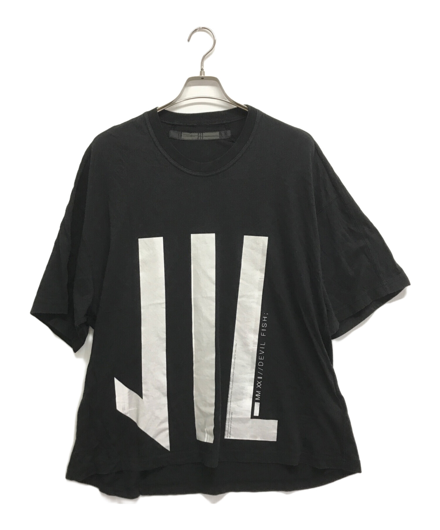 中古・古着通販】NILoS (ニルズ) Tシャツ ブラック サイズ:1｜ブランド 