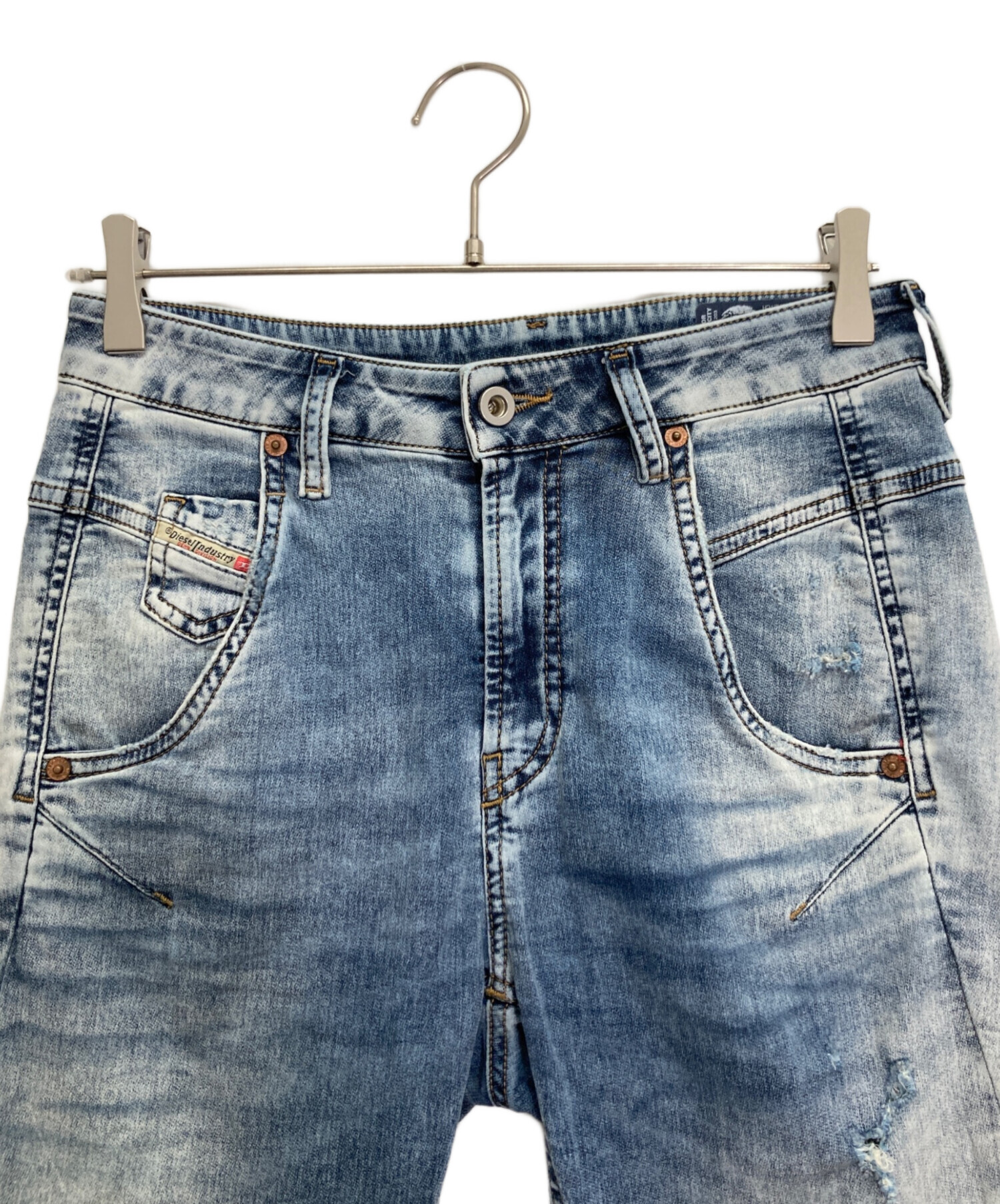 中古・古着通販】DIESEL (ディーゼル) FAYZA-NEダメージ加工デニム 