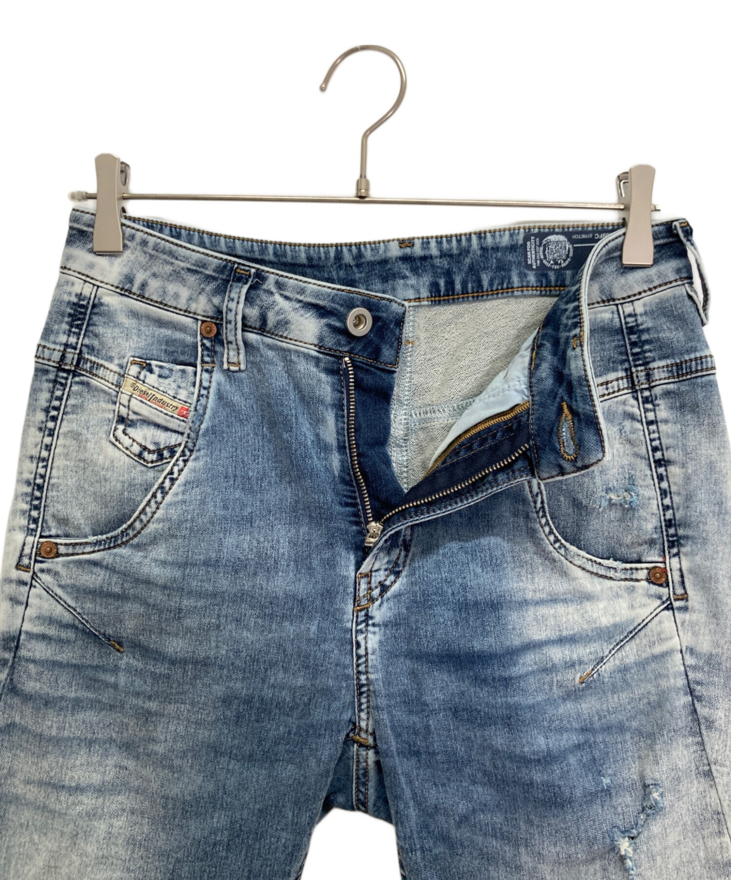 中古・古着通販】DIESEL (ディーゼル) FAYZA-NEダメージ加工デニム