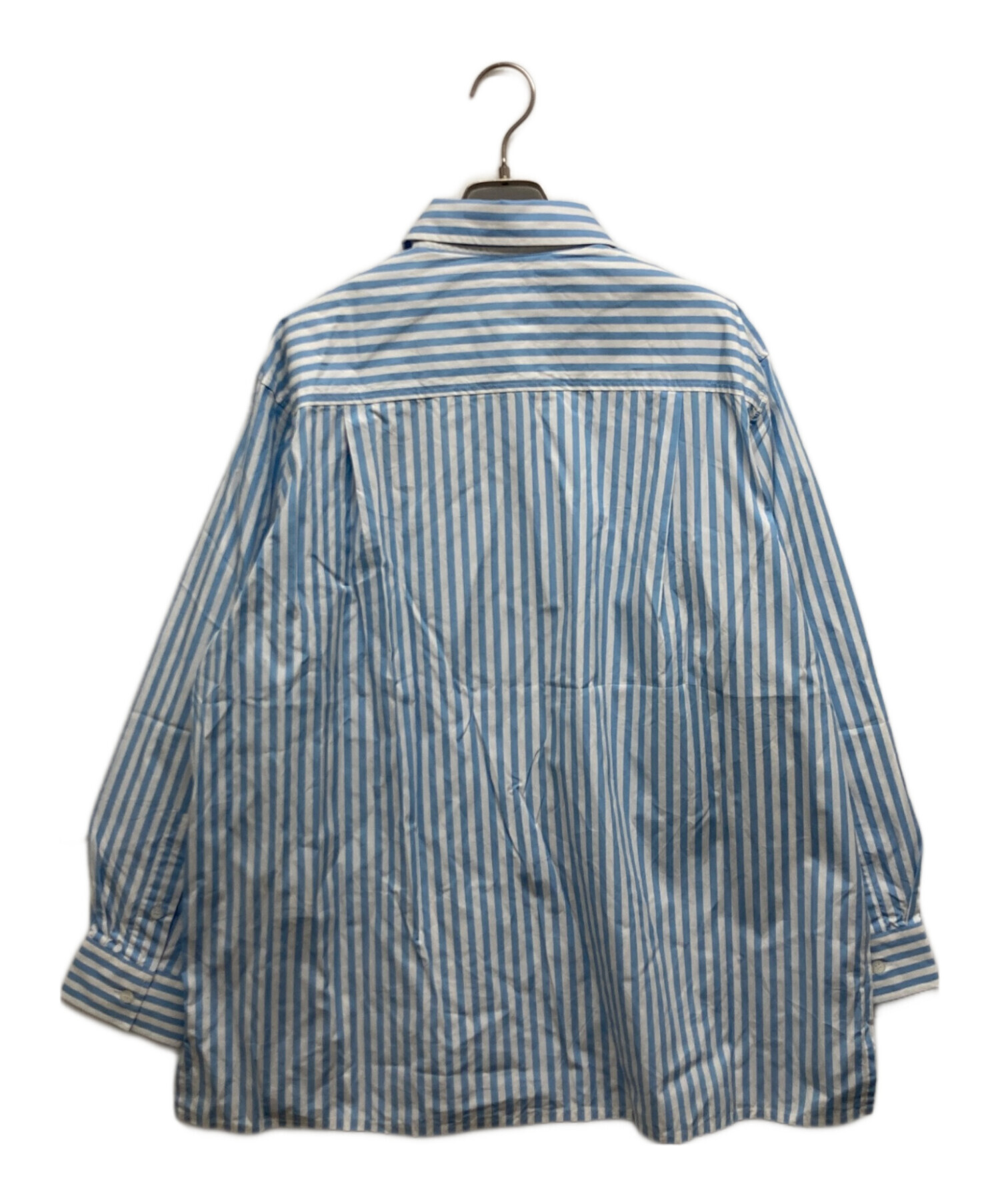 中古・古着通販】DIESEL (ディーゼル) C-BRUCEストライプシャツ ブルー 