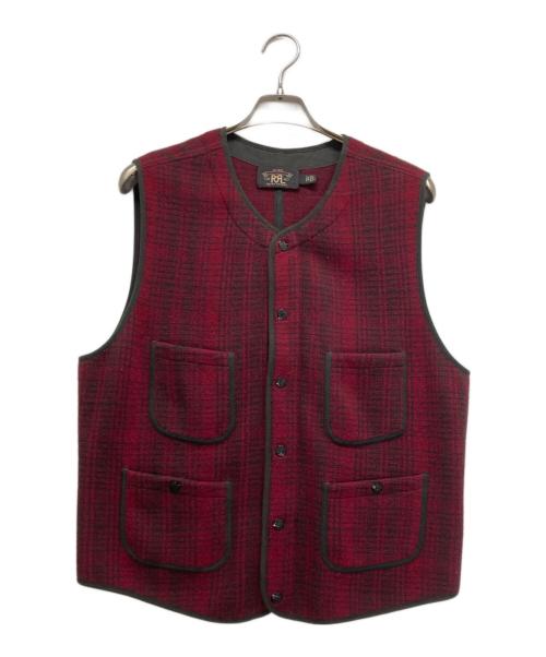 中古・古着通販】RRL (ダブルアールエル) ベスト レッド サイズ:不明 