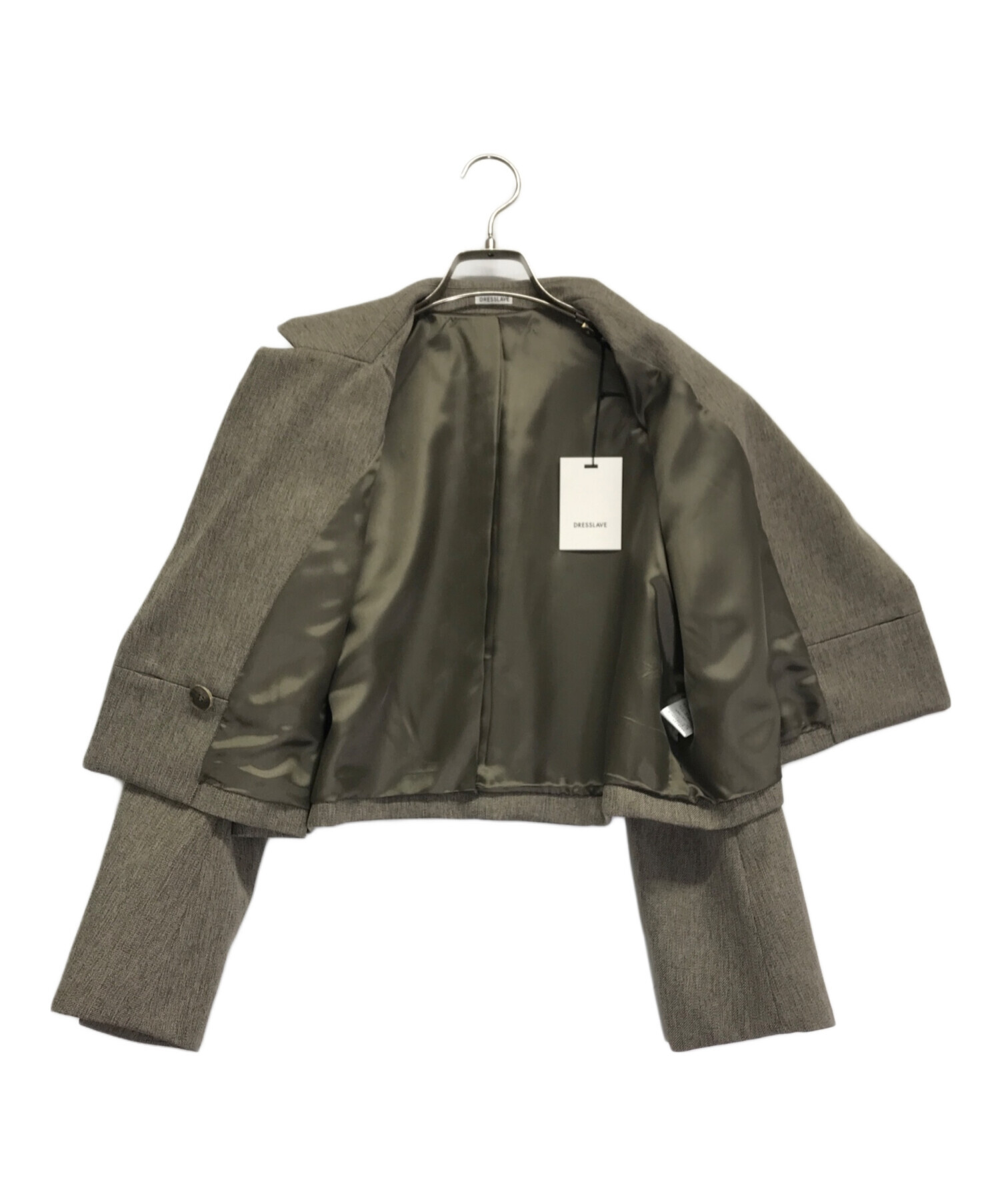中古・古着通販】DRESSLAVE (ドレスレイブ) ジャケット グレー サイズ 