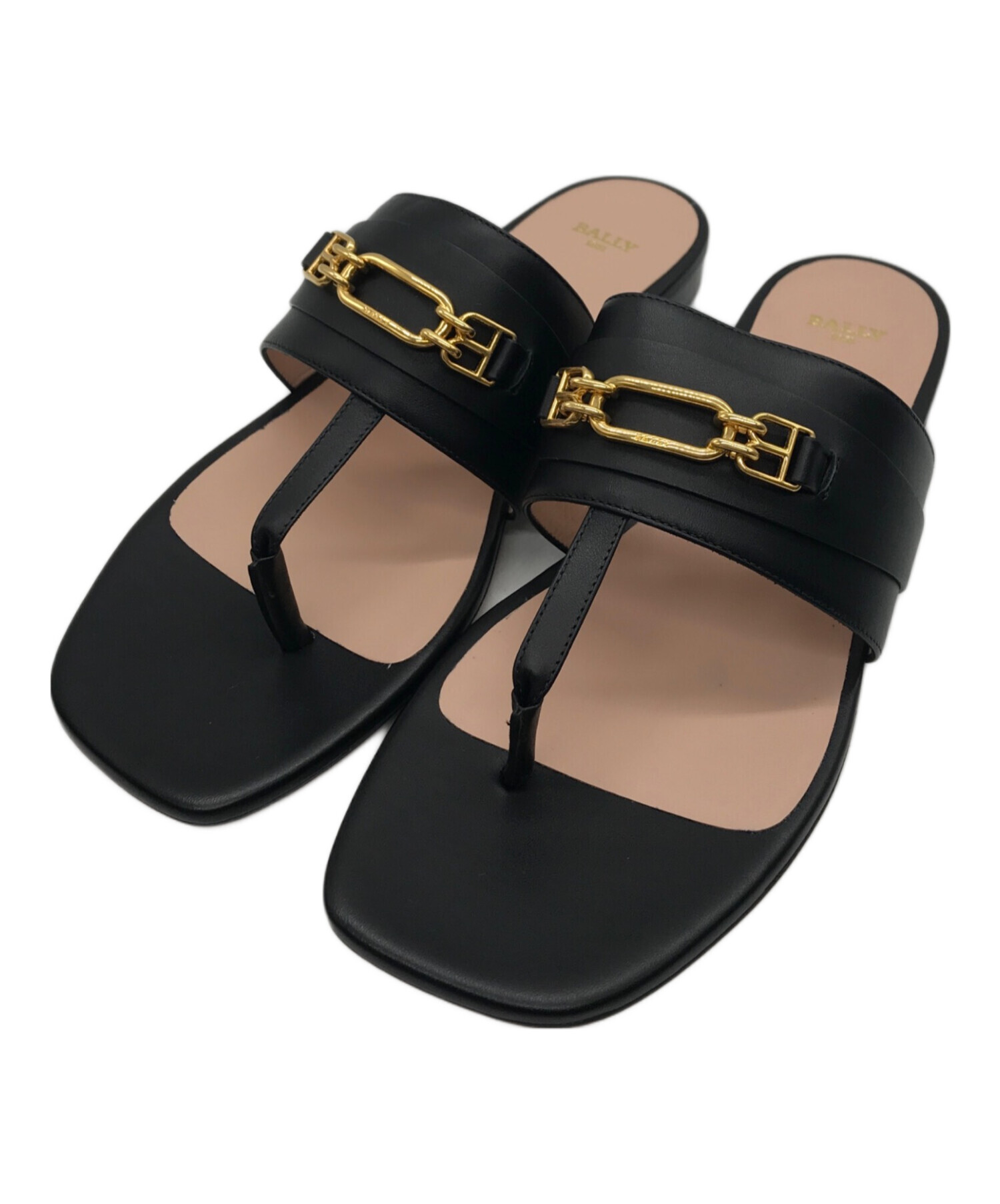 中古・古着通販】BALLY (バリー) サンダル ブラック サイズ:39 
