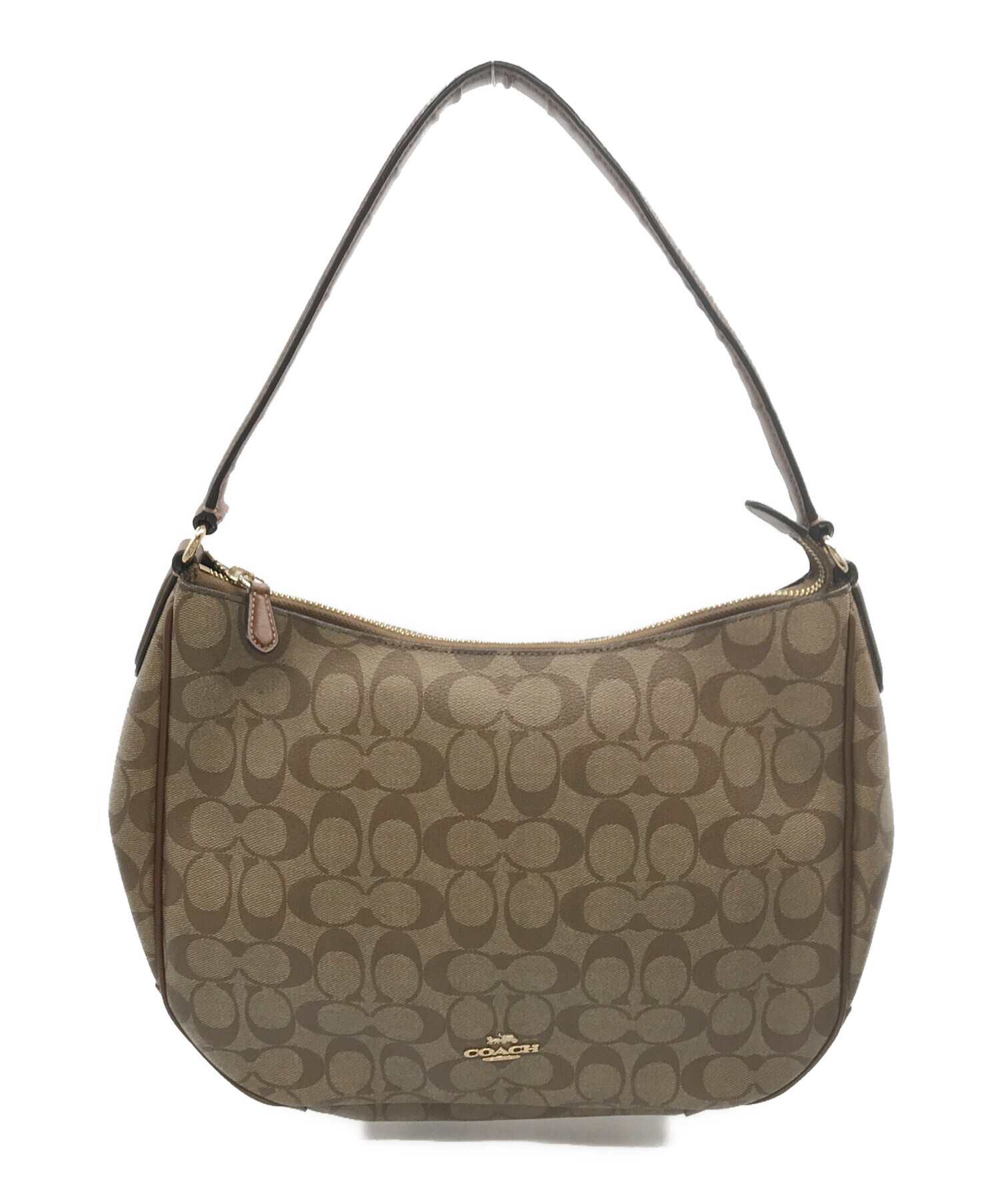 中古・古着通販】COACH (コーチ) ワンショルダーバッグ ブラウン 