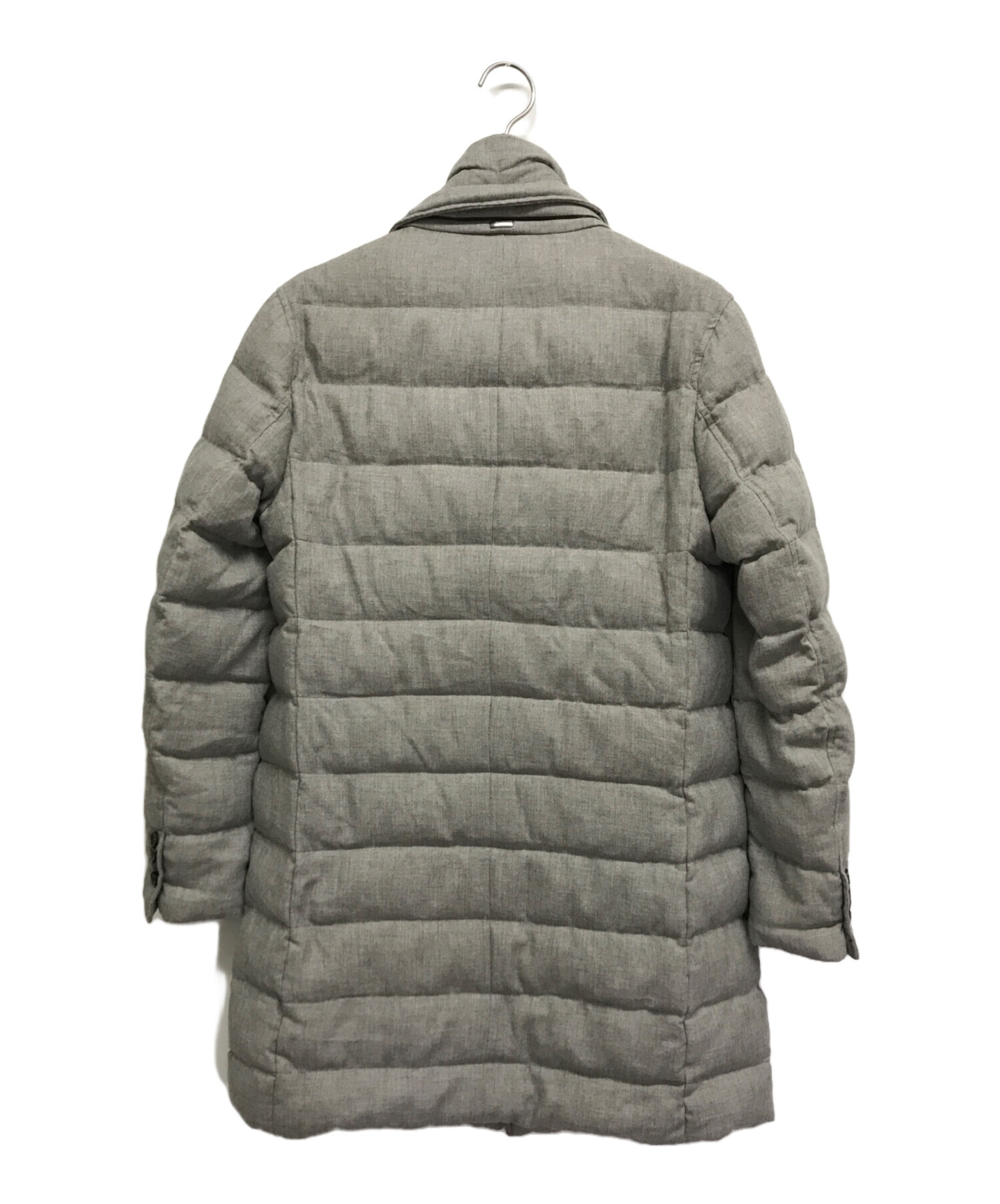 中古・古着通販】HERNO (ヘルノ) ダウンコート ライトグレー サイズ:46 