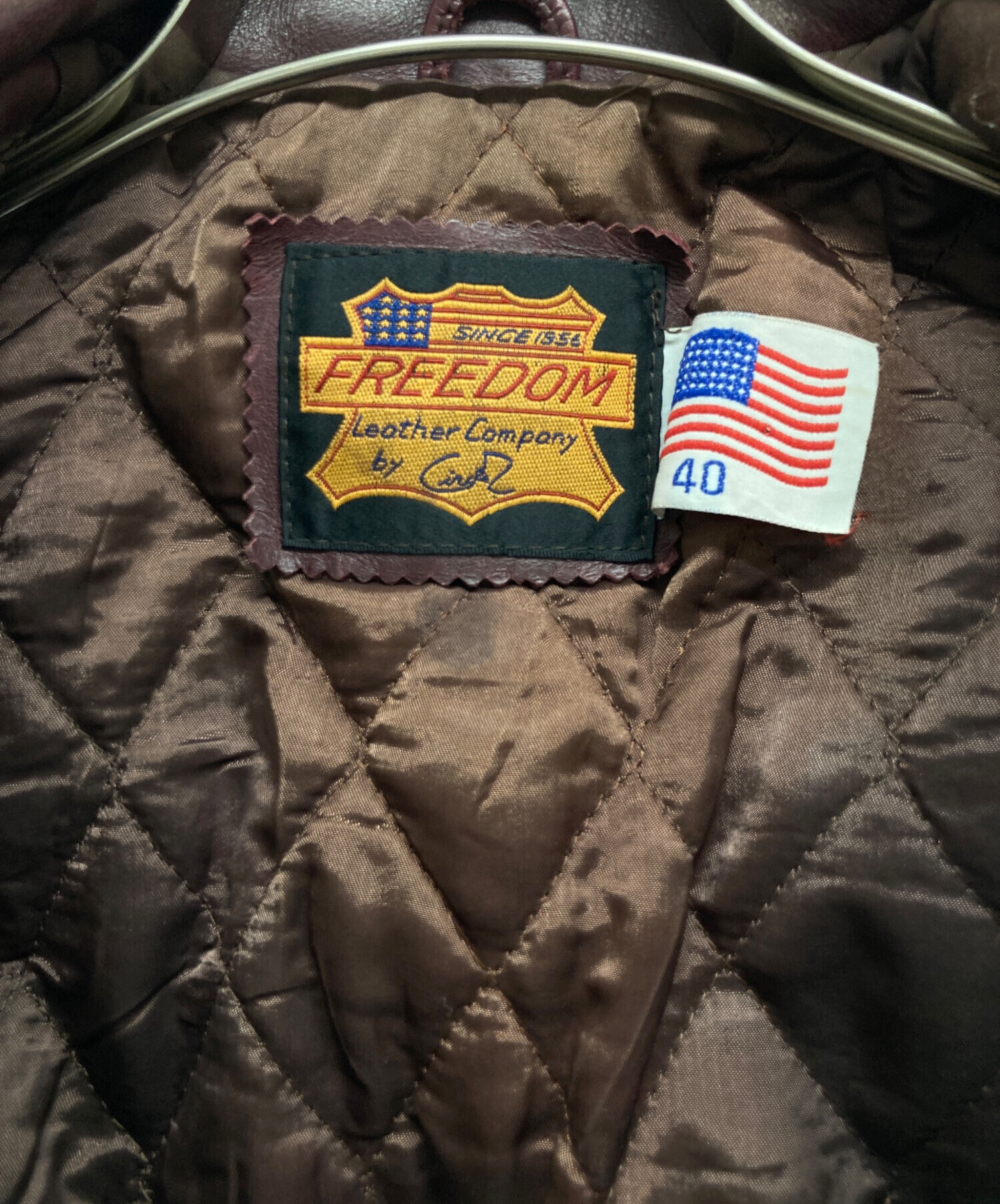 中古・古着通販】FREEDOM (フリーダム) カウレザーダブルライダース