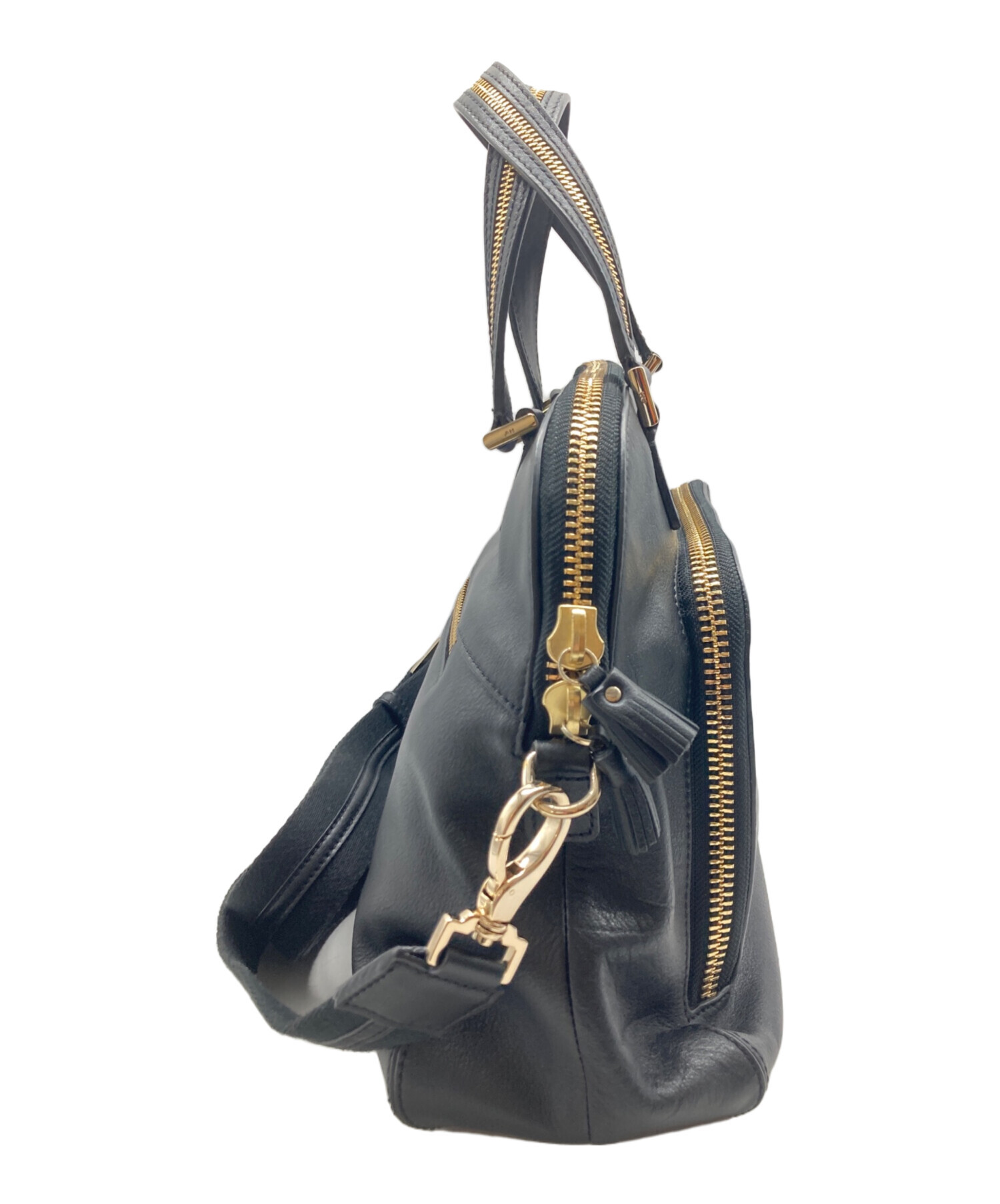 新品　ANYA HINDMARCH 2way 濃紫　定価20万以上　オマケ付 新品ANYA HINDMARCH 2way 濃紫定価20万以上オマケ付