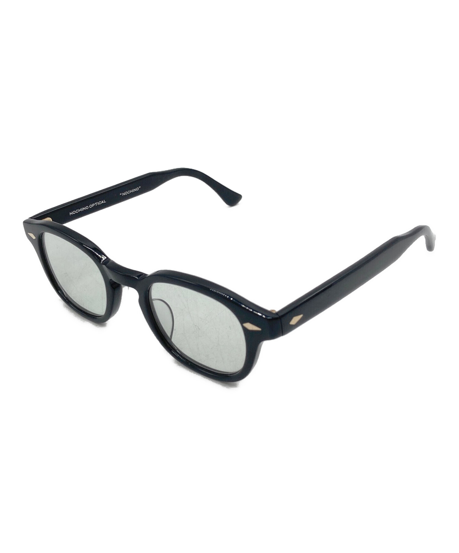 【イオン広店】 中古 サングラス NOCHINO ブラック 【116】 中古・古着通販】NOCHINO OPTICAL (ノチノオプティカル) NOCHINO