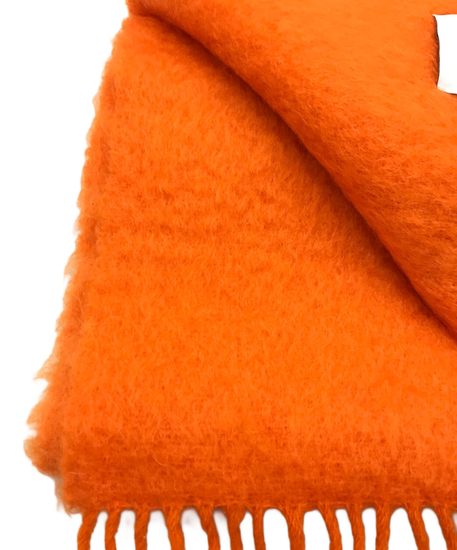 中古・古着通販】LOEWE (ロエベ) モヘヤ混マフラー オレンジ｜ブランド
