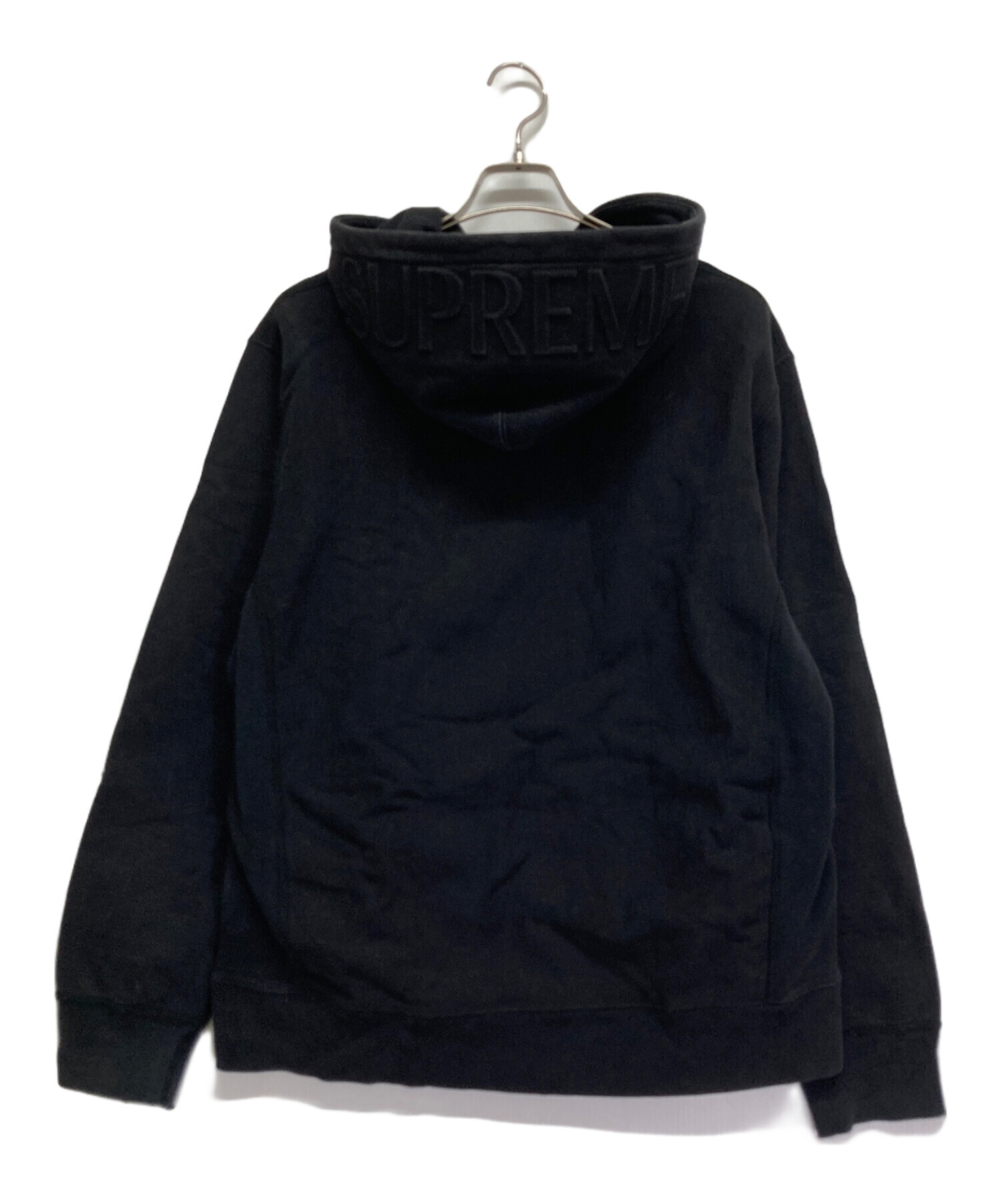 中古・古着通販】Supreme (シュプリーム) フードロゴパーカー ブラック 