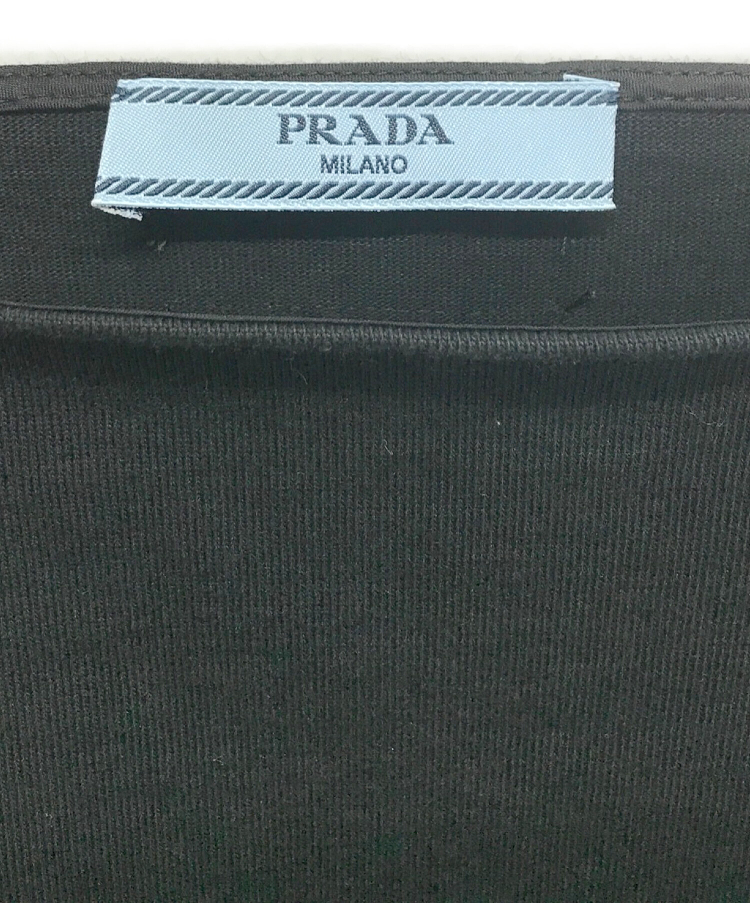 中古・古着通販】PRADA (プラダ) ビジュー付きノースリーブカットソー 