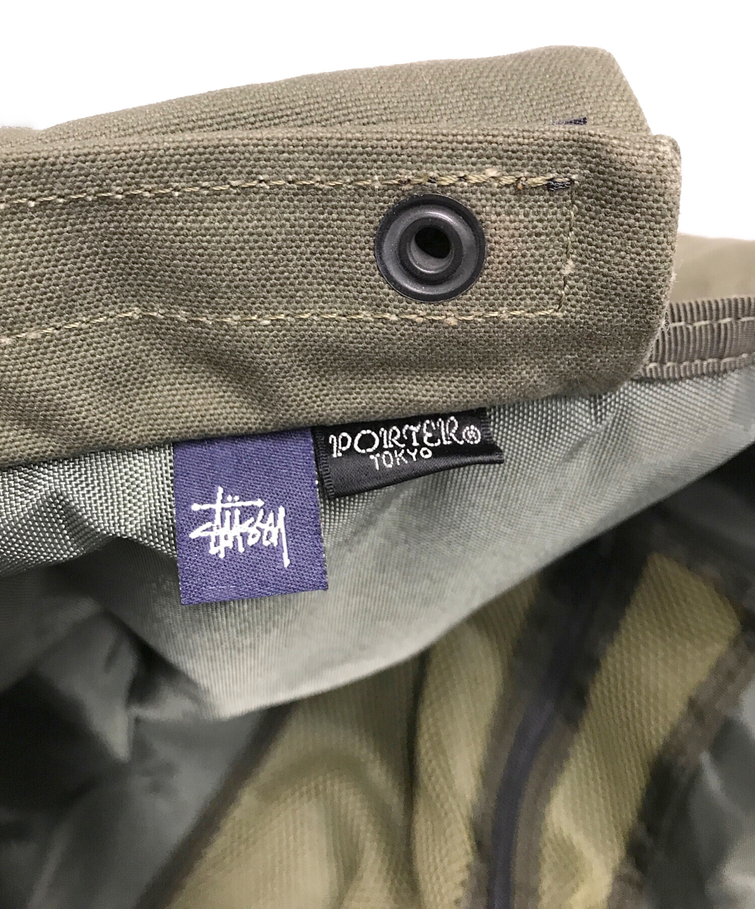 STUSSY × PORTER メッセンジャーバッグ 中古・古着通販】PORTER (ポーター) stussy (ステューシー