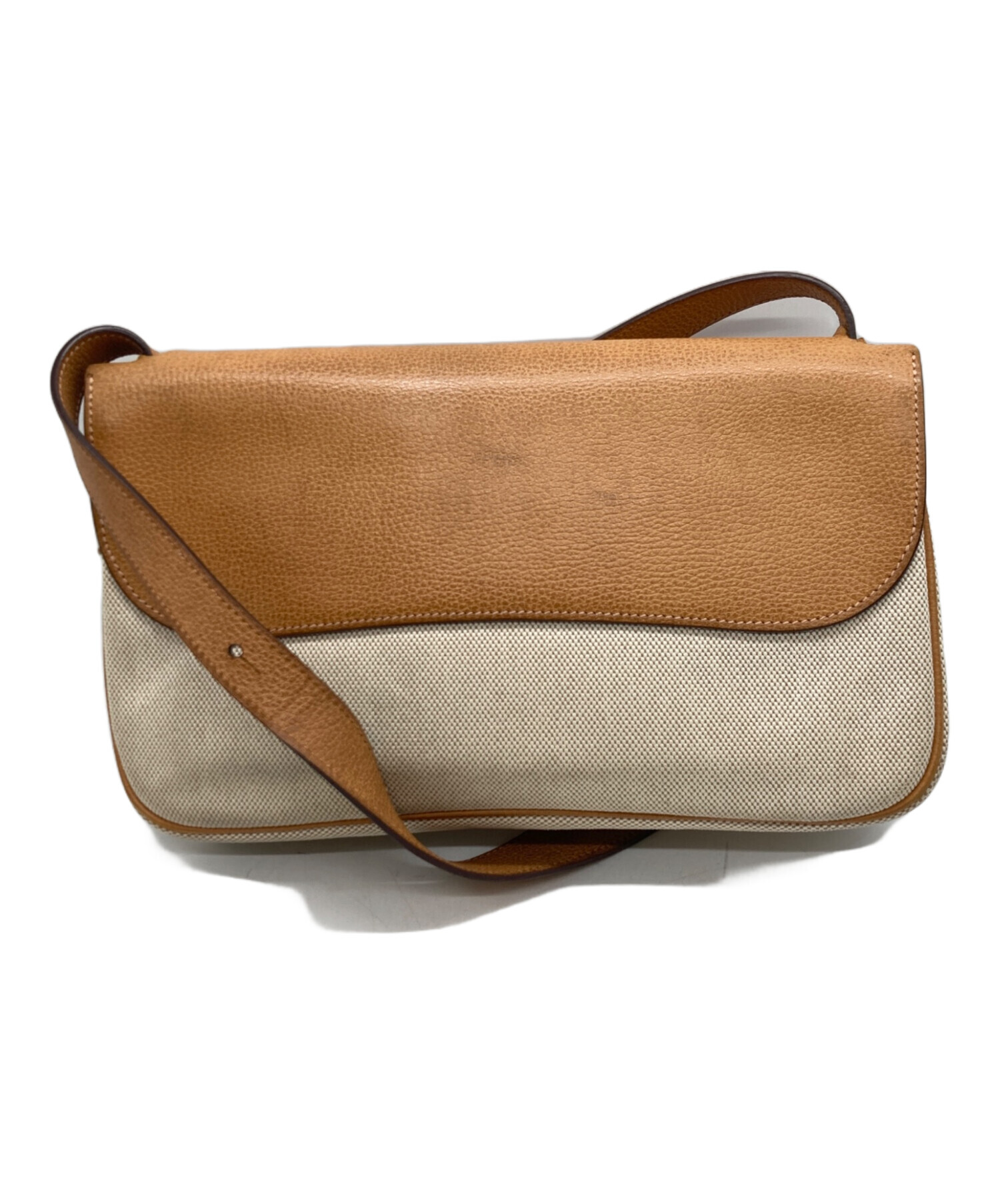 中古・古着通販】HERMES (エルメス) ショルダーバッグ ベージュ 