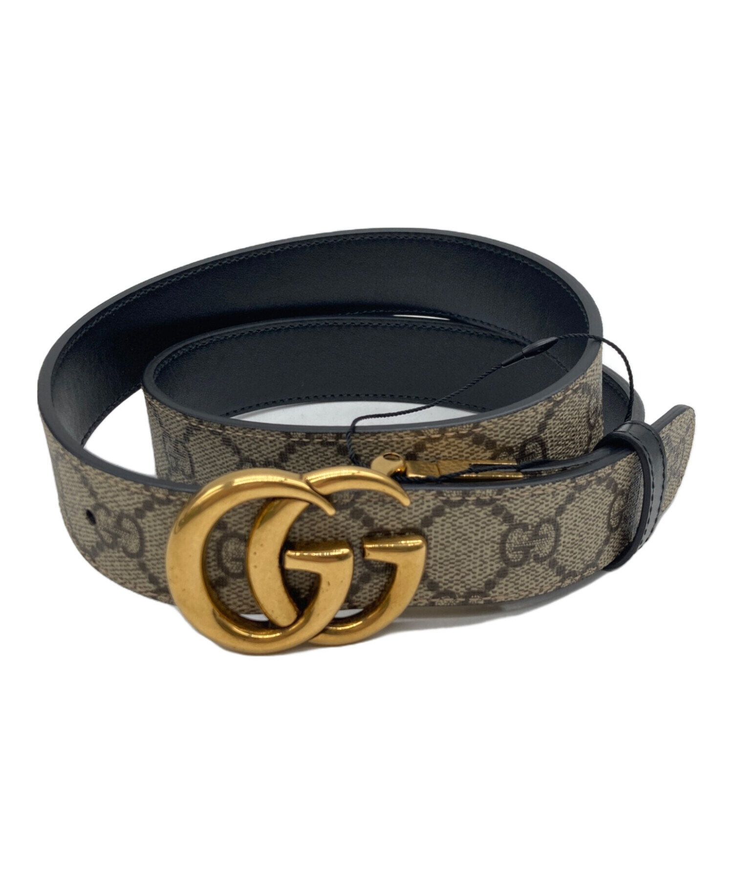 中古・古着通販】GUCCI (グッチ) GGマーモントベルト ベージュ 