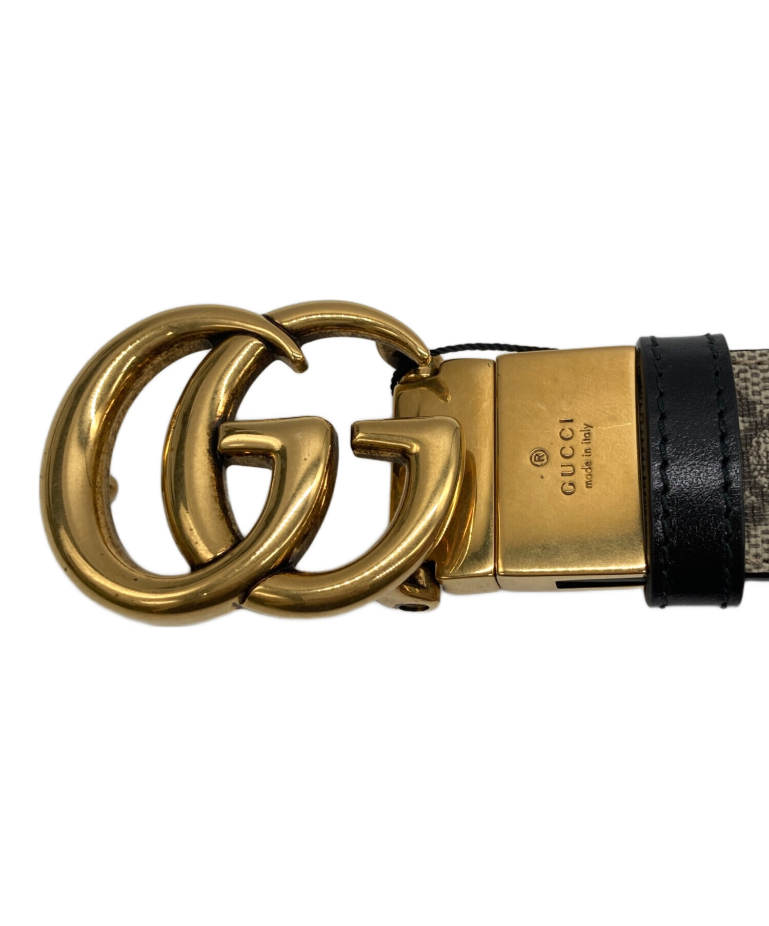 中古・古着通販】GUCCI (グッチ) GGマーモントベルト ベージュ