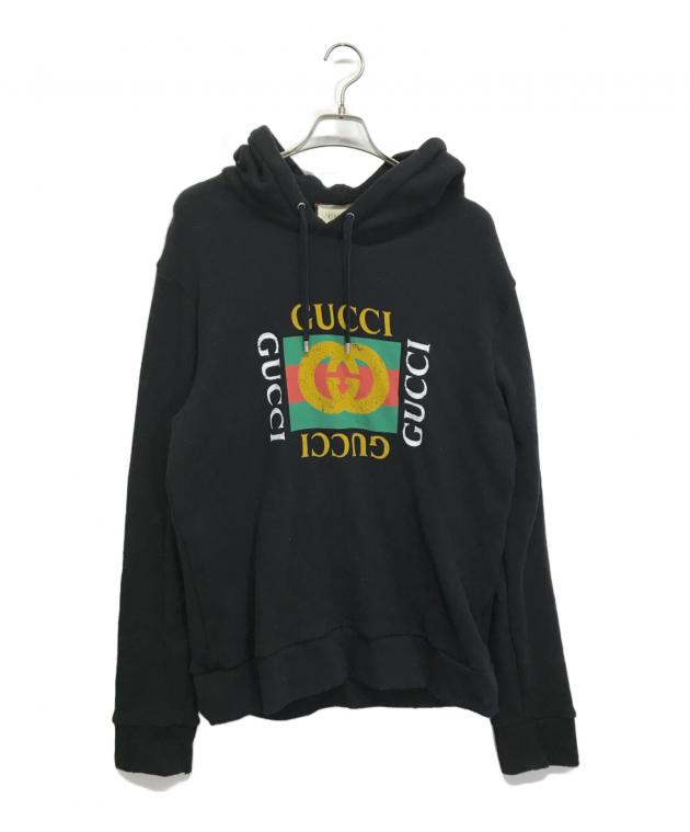 中古・古着通販】GUCCI (グッチ) ヴィンテージ加工オールドロゴ