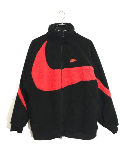 中古・古着通販】NIKE (ナイキ) リバーシブルボアジャケット ブラック