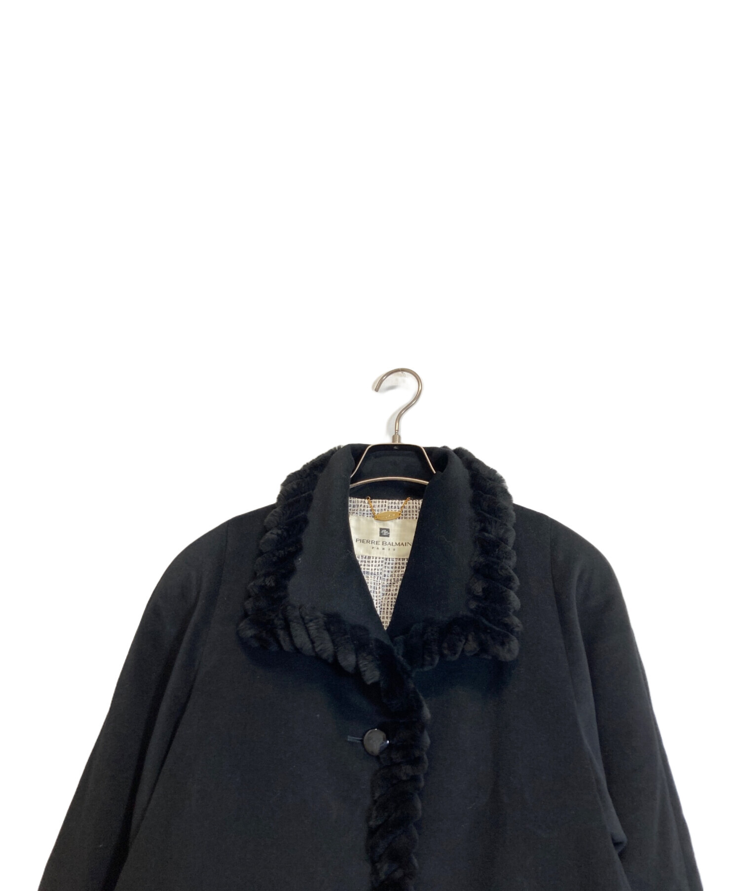 PIERRE BALMAIN ファー付きジャケット　フランス 中古・古着通販】PIERRE BALMAIN (ピエール バルマン) ファー付き