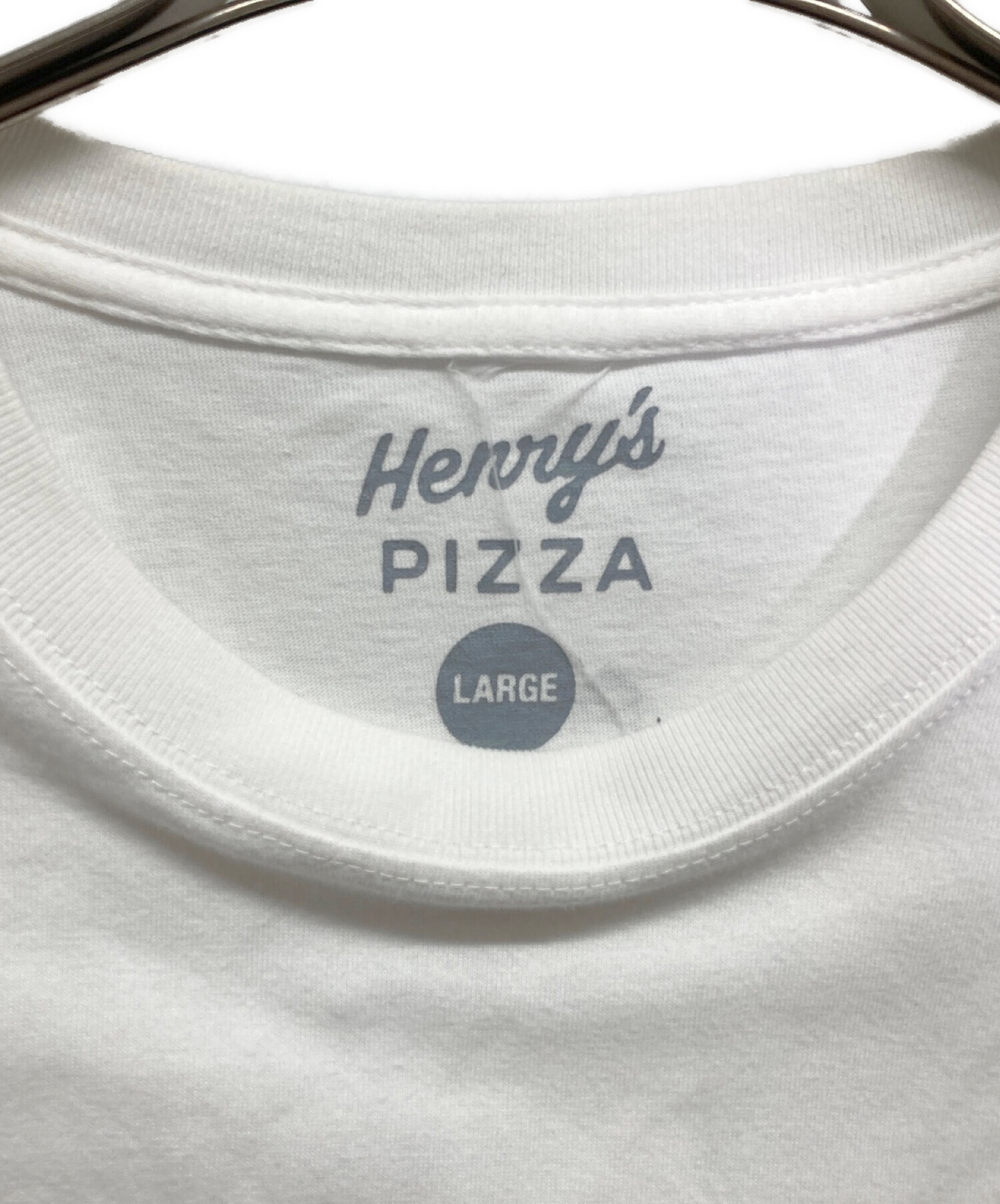 中古・古着通販】henry's pizza (ヘンリーズピザ) Tシャツ ホワイト