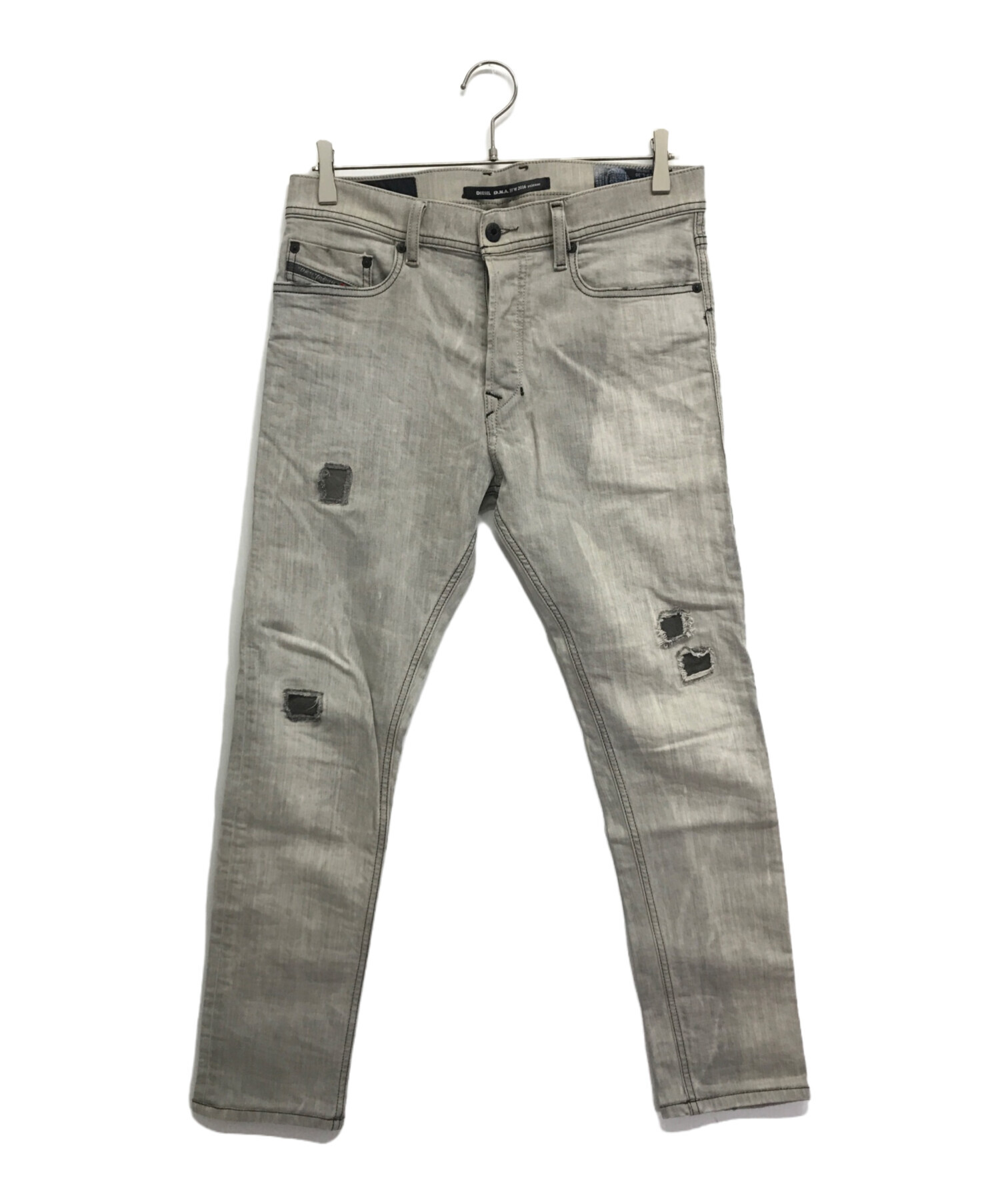 中古・古着通販】DIESEL (ディーゼル) デニムパンツ グレー サイズ:W29