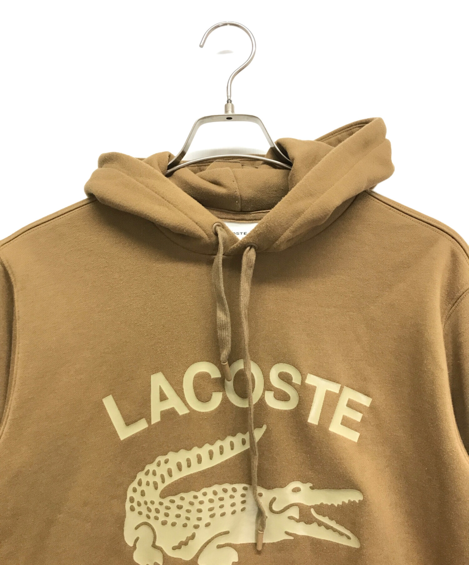 中古・古着通販】LACOSTE (ラコステ) パーカー ブラウン サイズ:S
