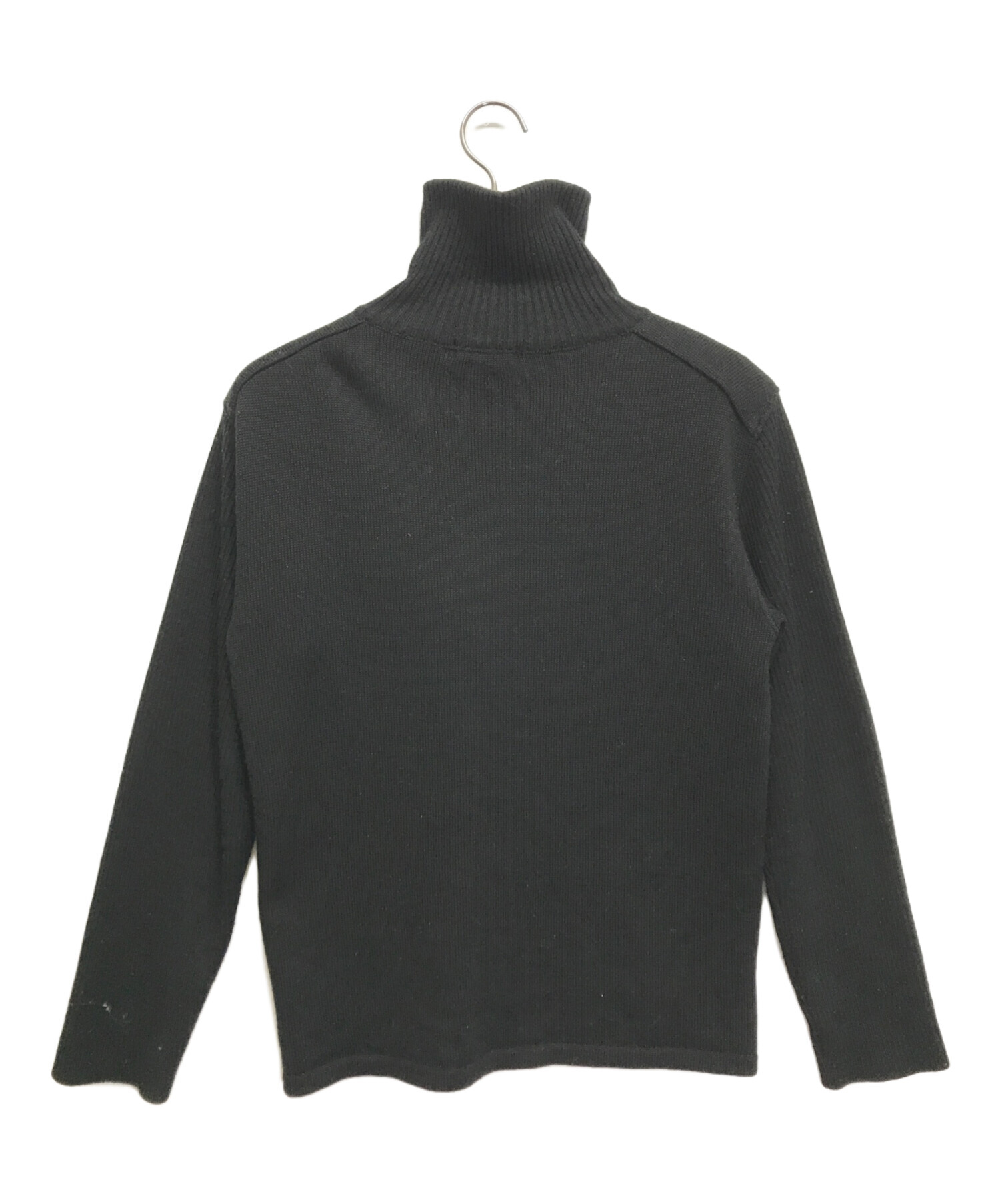 BURBERRY BLACK LABEL ドライバーズニット 黒 (2)｜商品番号