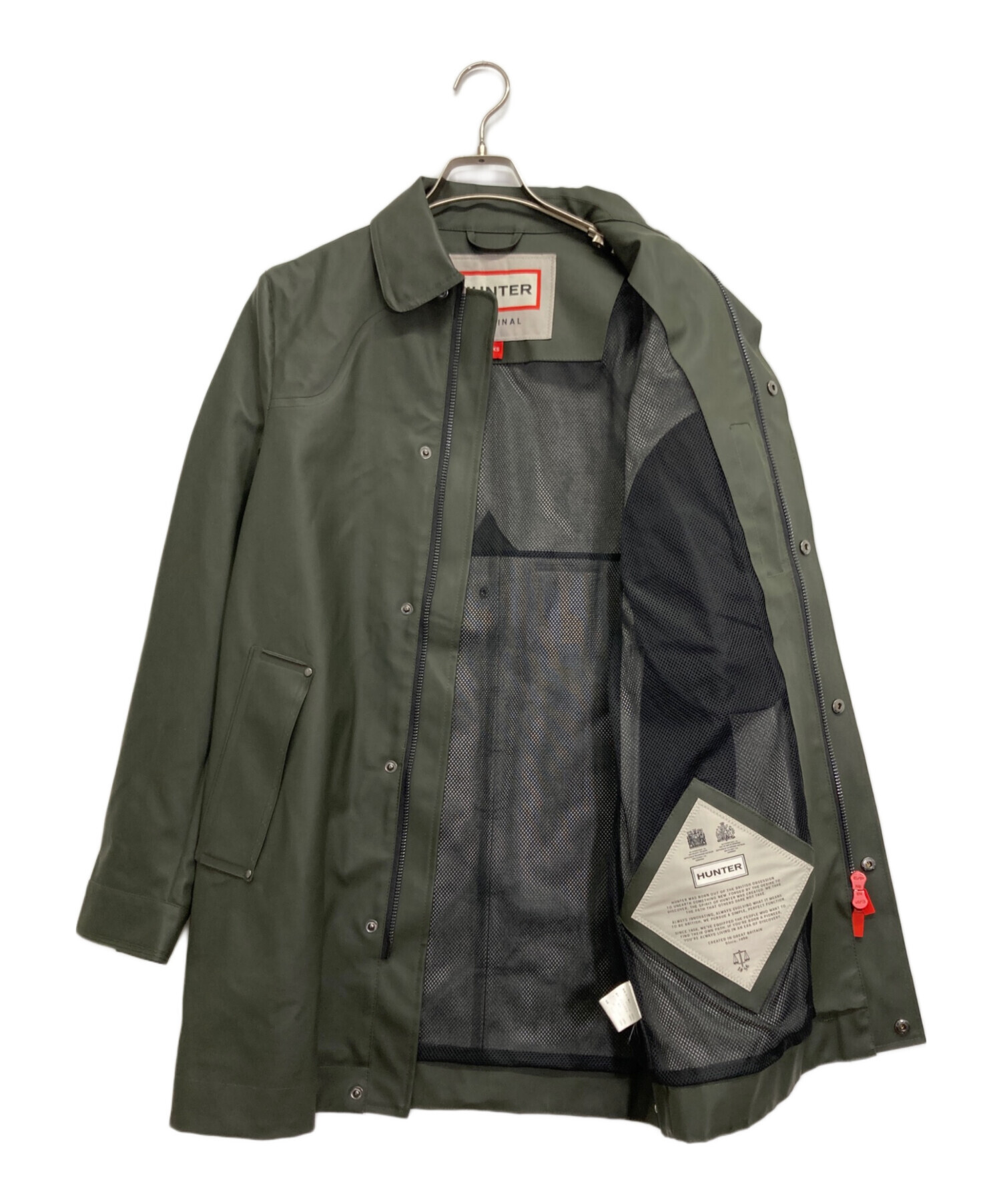 中古・古着通販】HUNTER (ハンター) ラバーコーティングレインコート